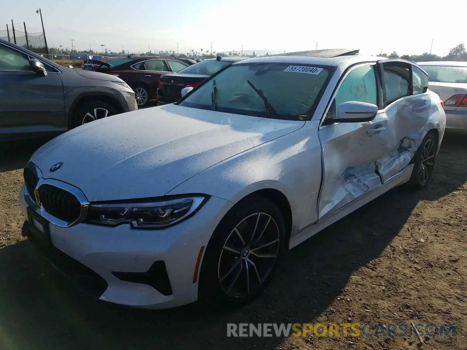 2 Photograph of a damaged car 3MW5R1J08L8B10379 BMW 3 SERIES 2020