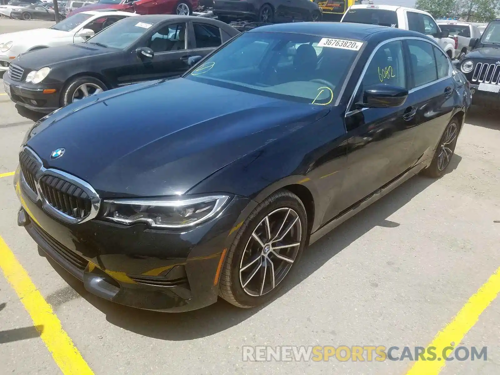 2 Photograph of a damaged car 3MW5R1J08L8B11502 BMW 3 SERIES 2020