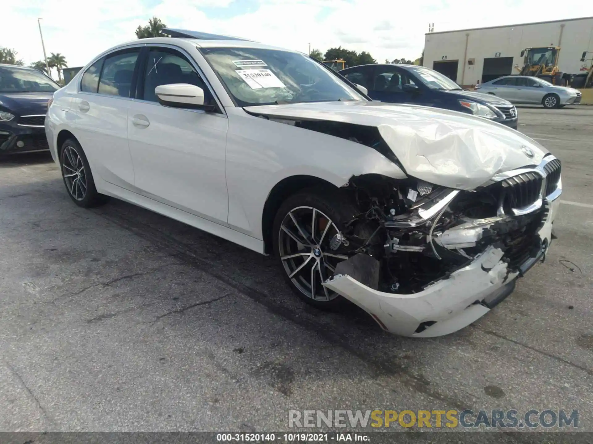 1 Photograph of a damaged car 3MW5R1J08L8B12245 BMW 3 SERIES 2020