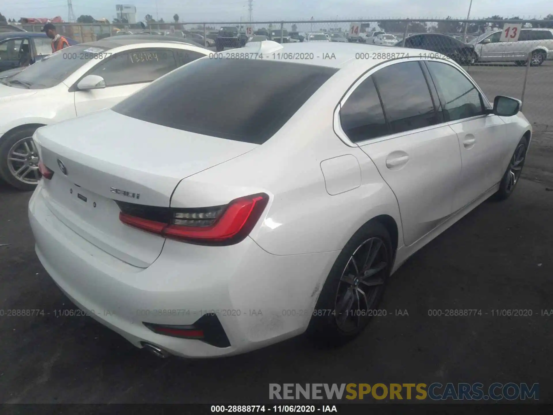 4 Photograph of a damaged car 3MW5R1J08L8B14111 BMW 3 SERIES 2020