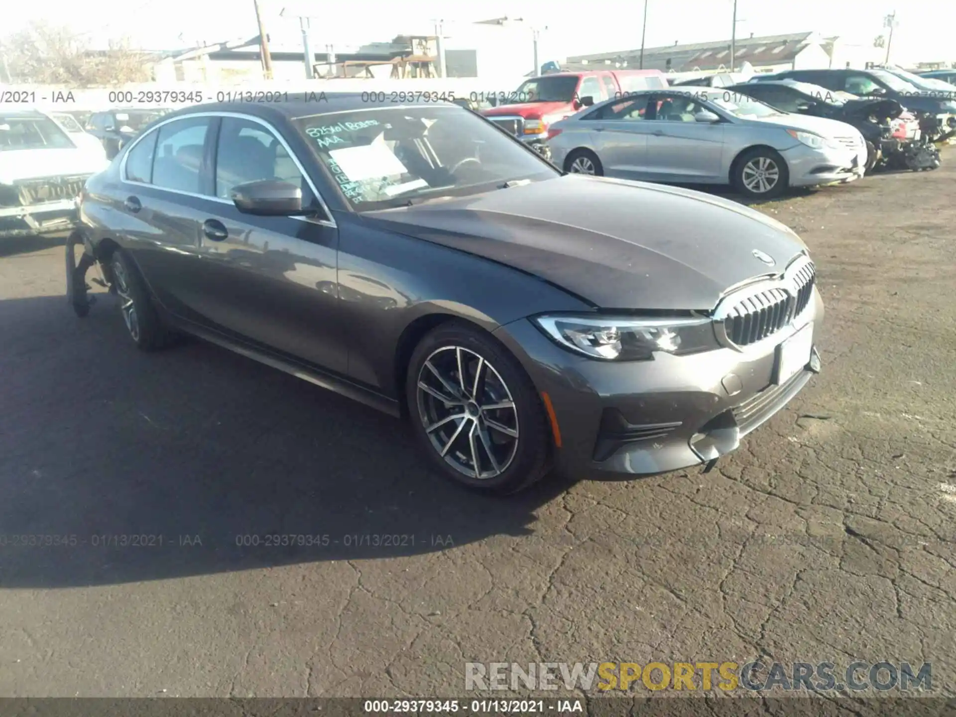 1 Photograph of a damaged car 3MW5R1J08L8B14643 BMW 3 SERIES 2020