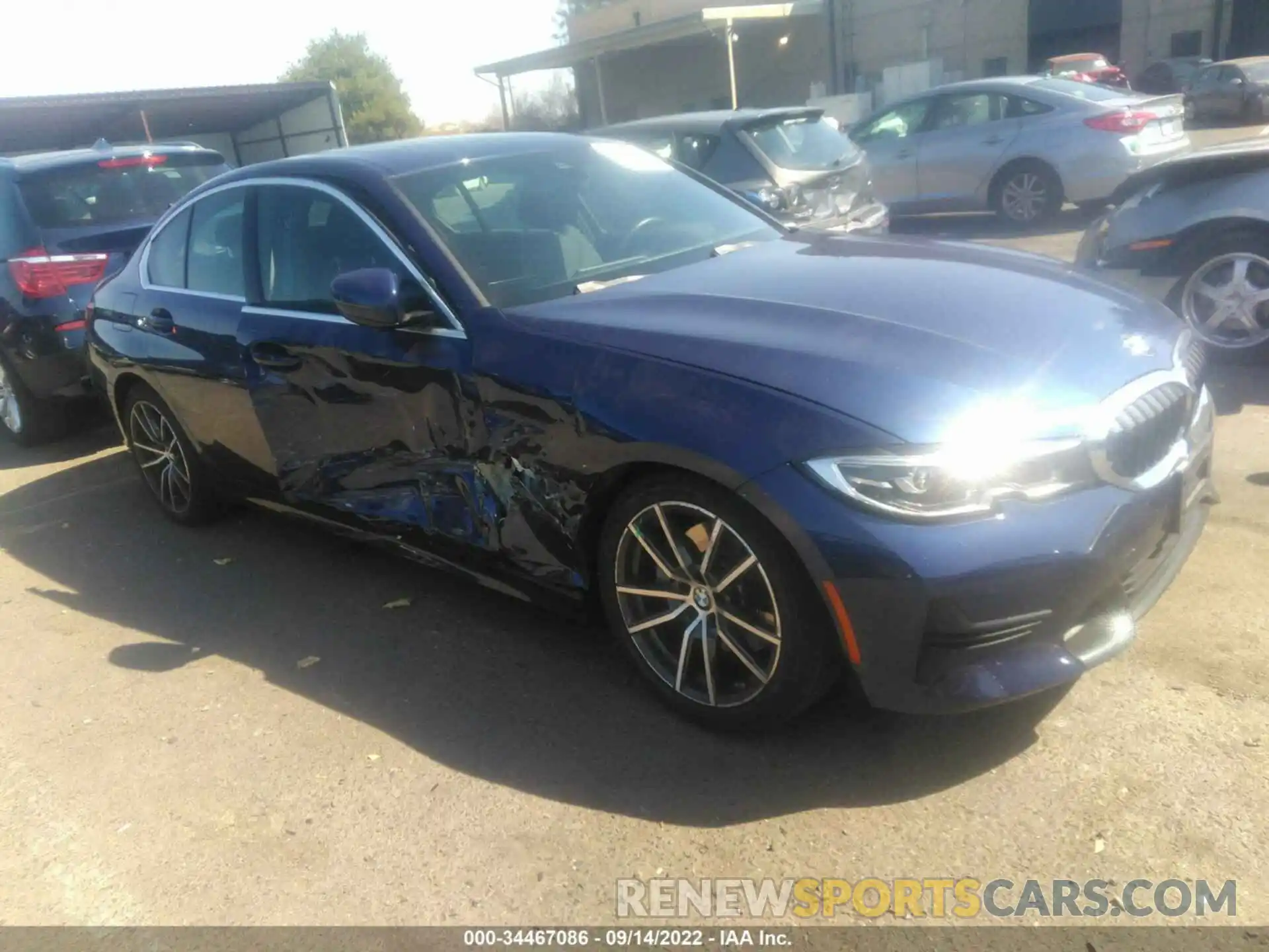 1 Photograph of a damaged car 3MW5R1J08L8B15310 BMW 3 SERIES 2020