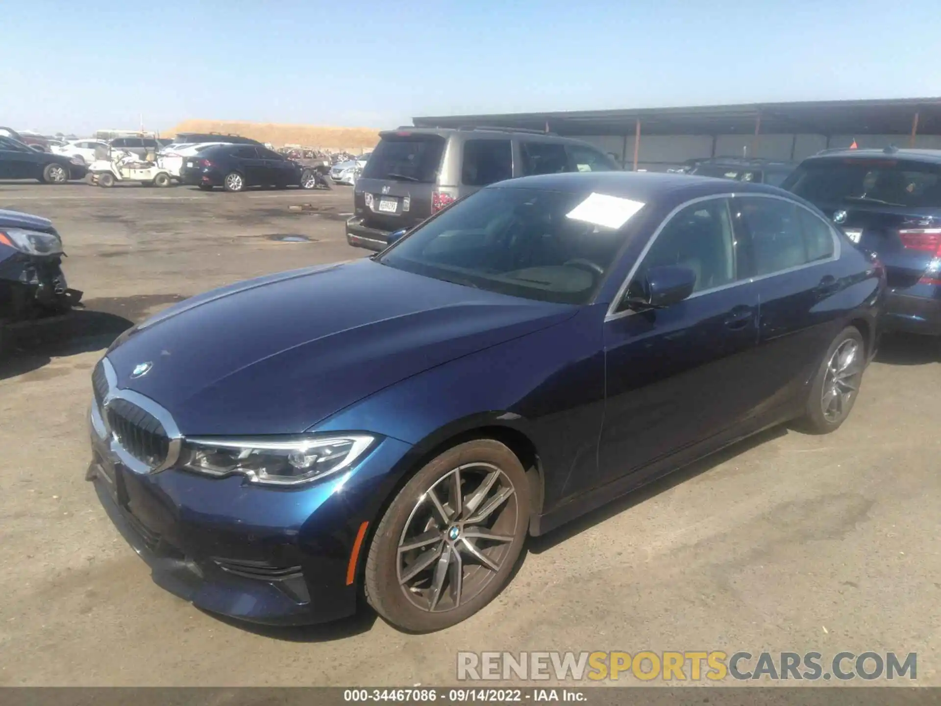 2 Photograph of a damaged car 3MW5R1J08L8B15310 BMW 3 SERIES 2020