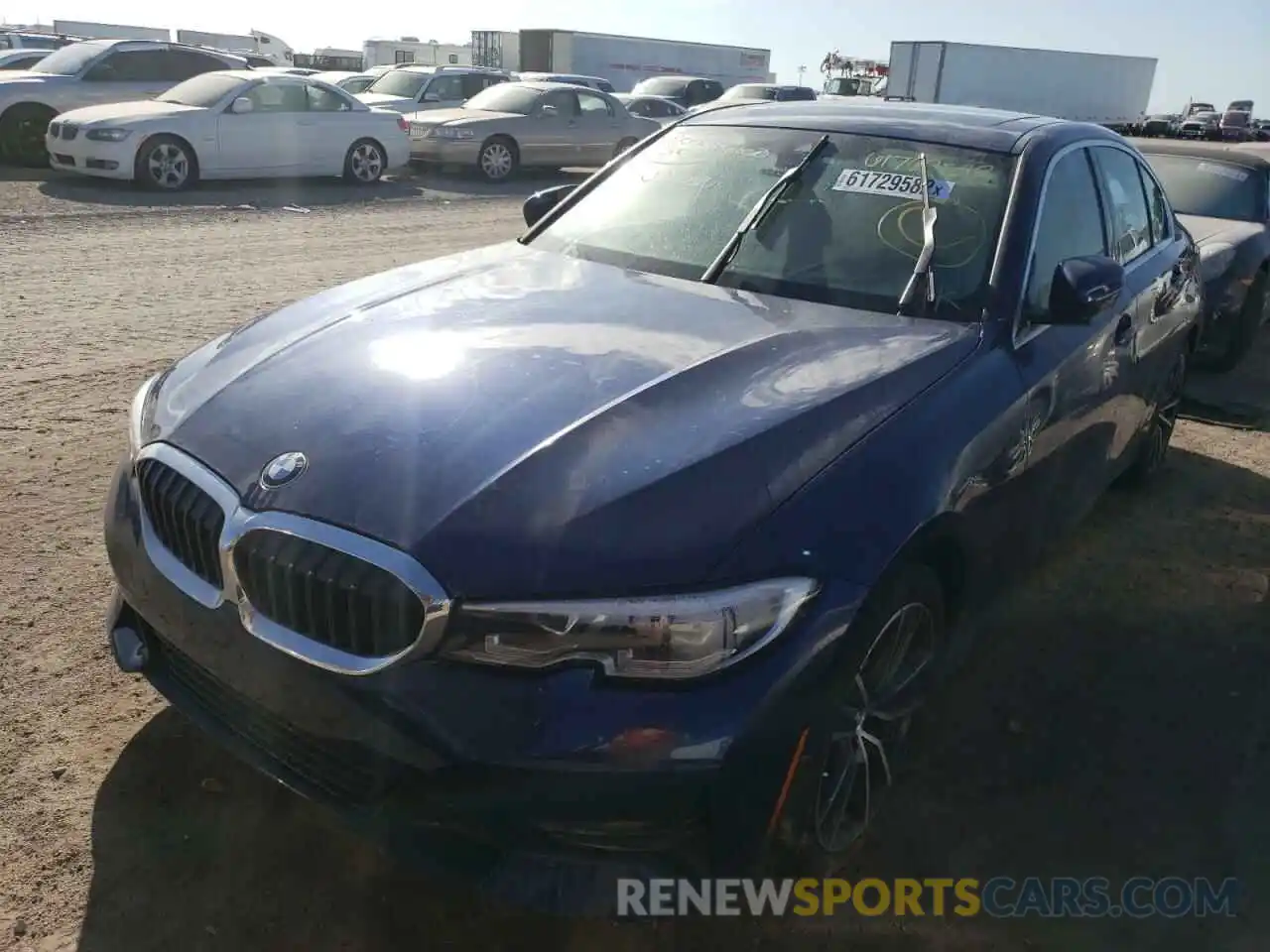 2 Photograph of a damaged car 3MW5R1J08L8B23066 BMW 3 SERIES 2020