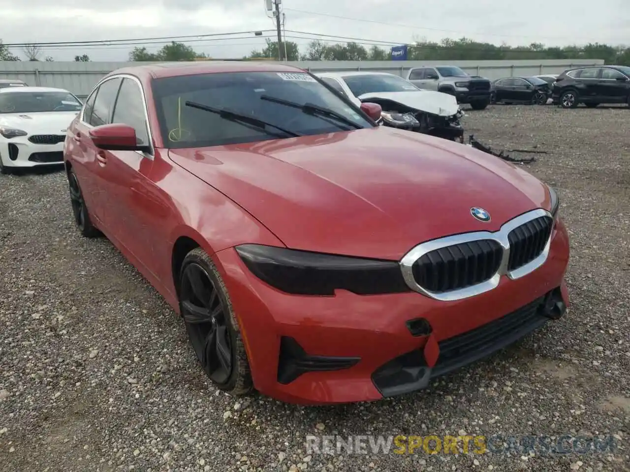 1 Photograph of a damaged car 3MW5R1J08L8B27375 BMW 3 SERIES 2020