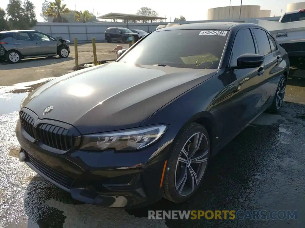 2 Photograph of a damaged car 3MW5R1J08L8B28803 BMW 3 SERIES 2020