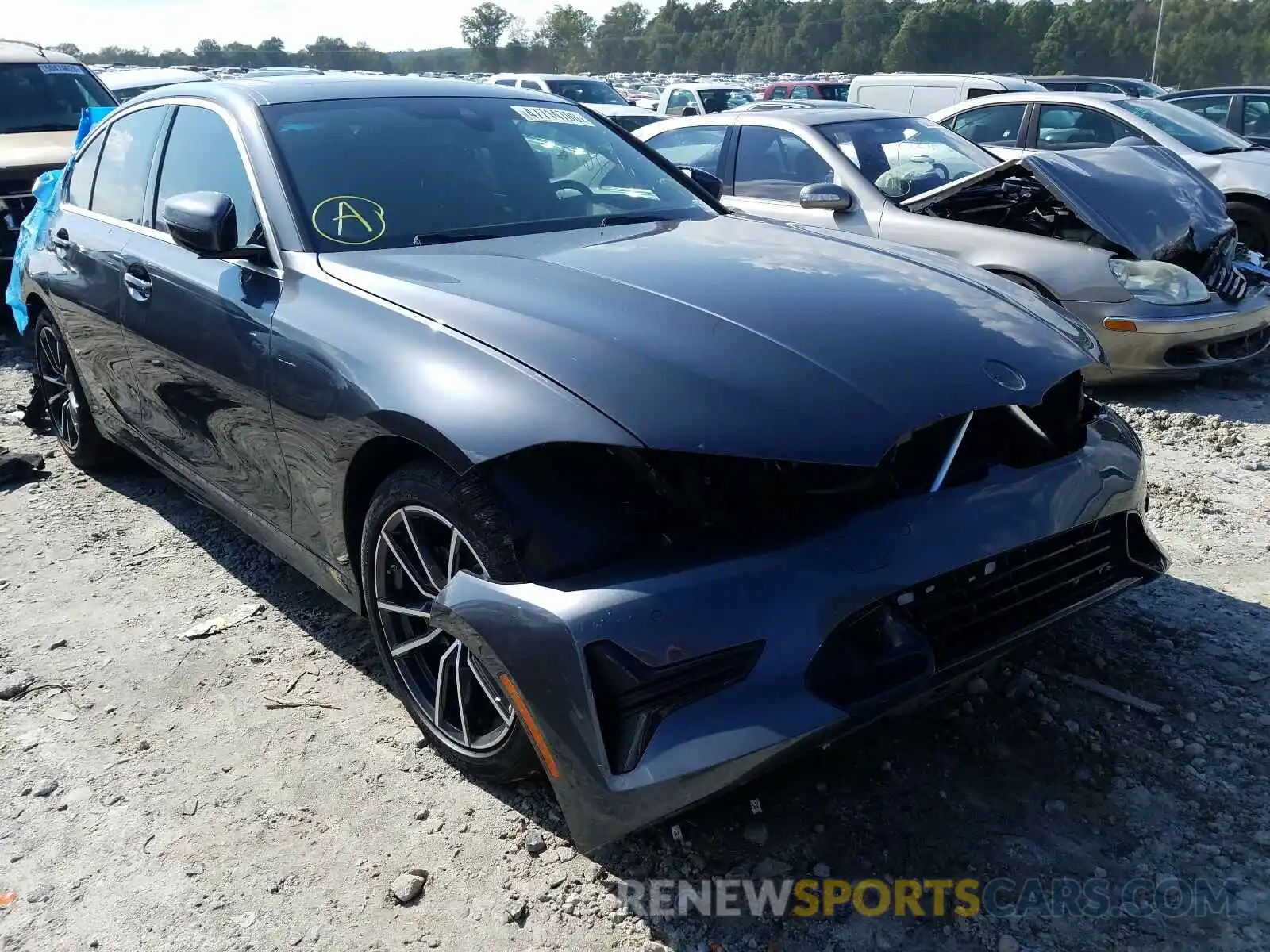 1 Photograph of a damaged car 3MW5R1J08L8B31734 BMW 3 SERIES 2020