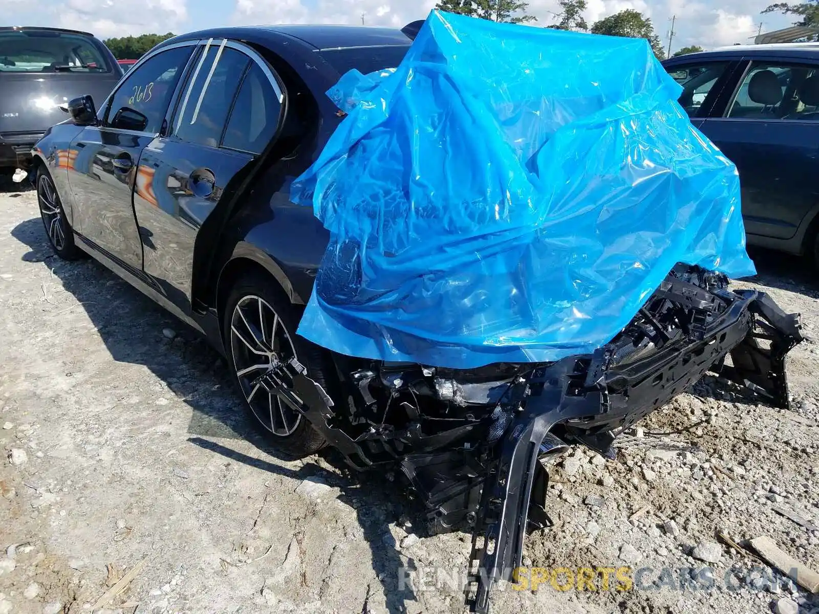 3 Photograph of a damaged car 3MW5R1J08L8B31734 BMW 3 SERIES 2020