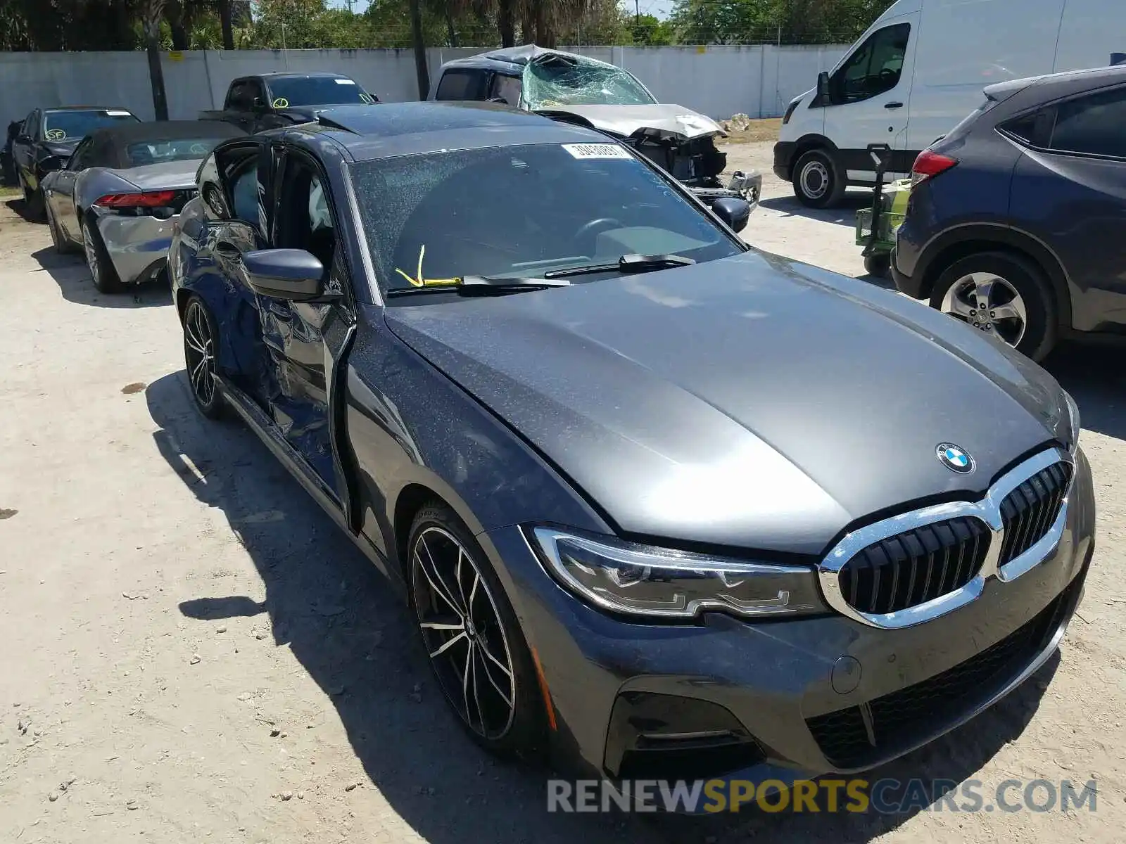 1 Photograph of a damaged car 3MW5R1J08L8B32110 BMW 3 SERIES 2020