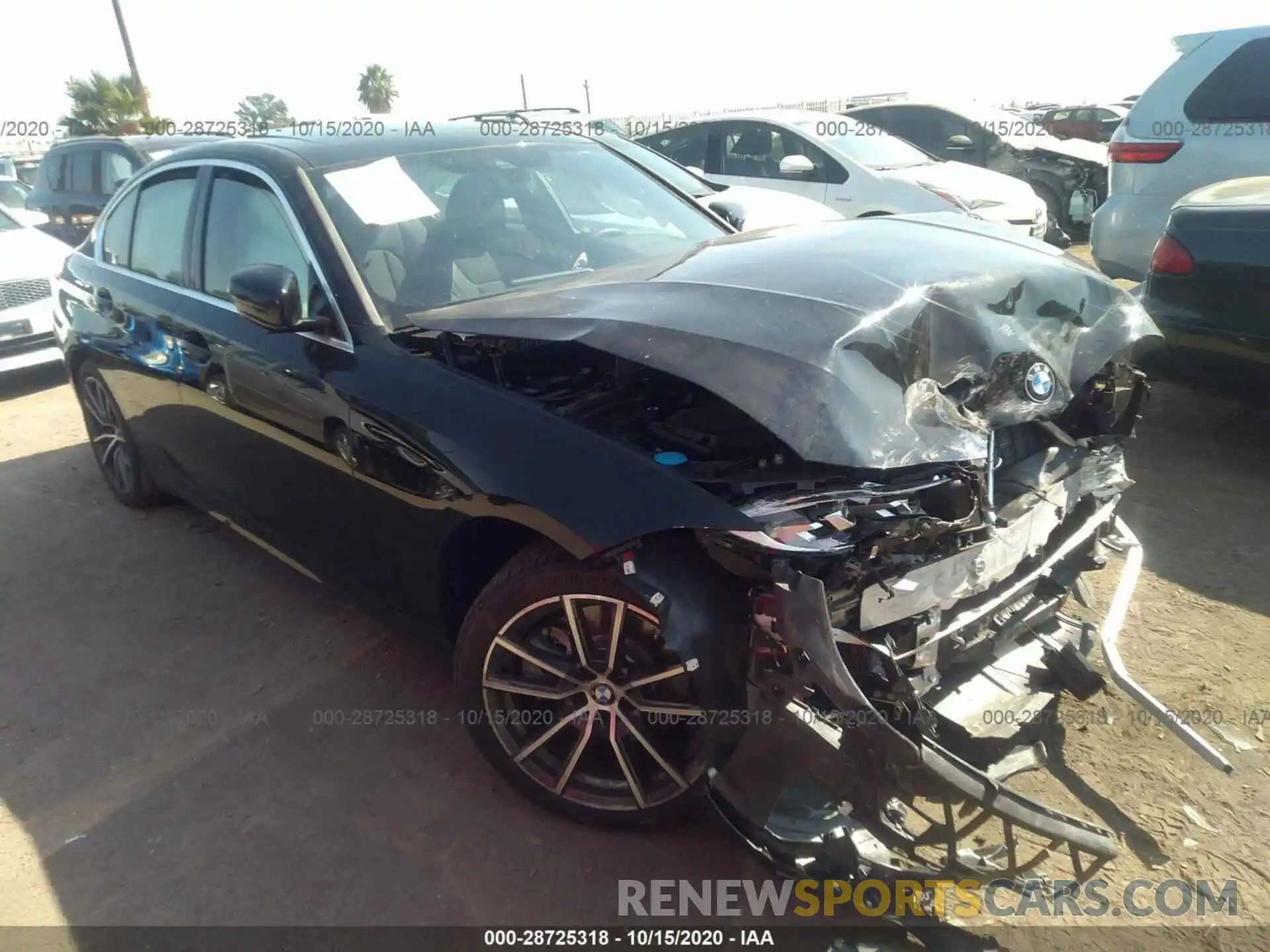 1 Photograph of a damaged car 3MW5R1J08L8B32737 BMW 3 SERIES 2020