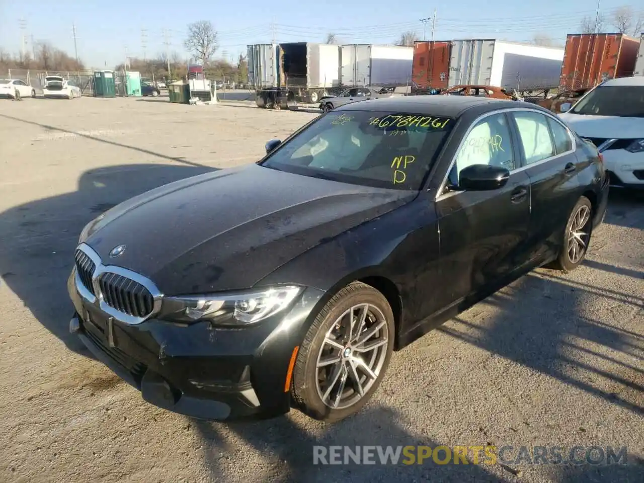 2 Фотография поврежденного автомобиля 3MW5R1J08L8B34147 BMW 3 SERIES 2020