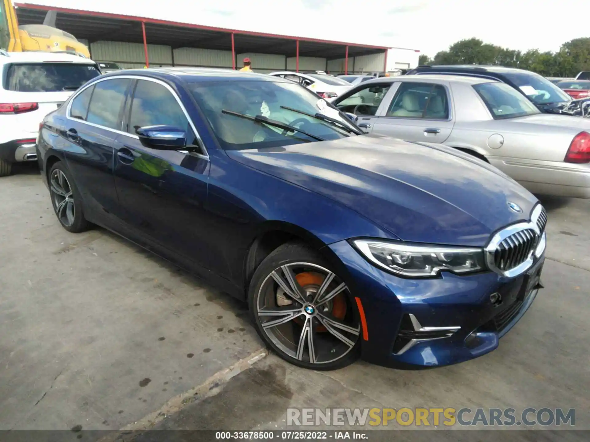 1 Photograph of a damaged car 3MW5R1J08L8B35797 BMW 3 SERIES 2020