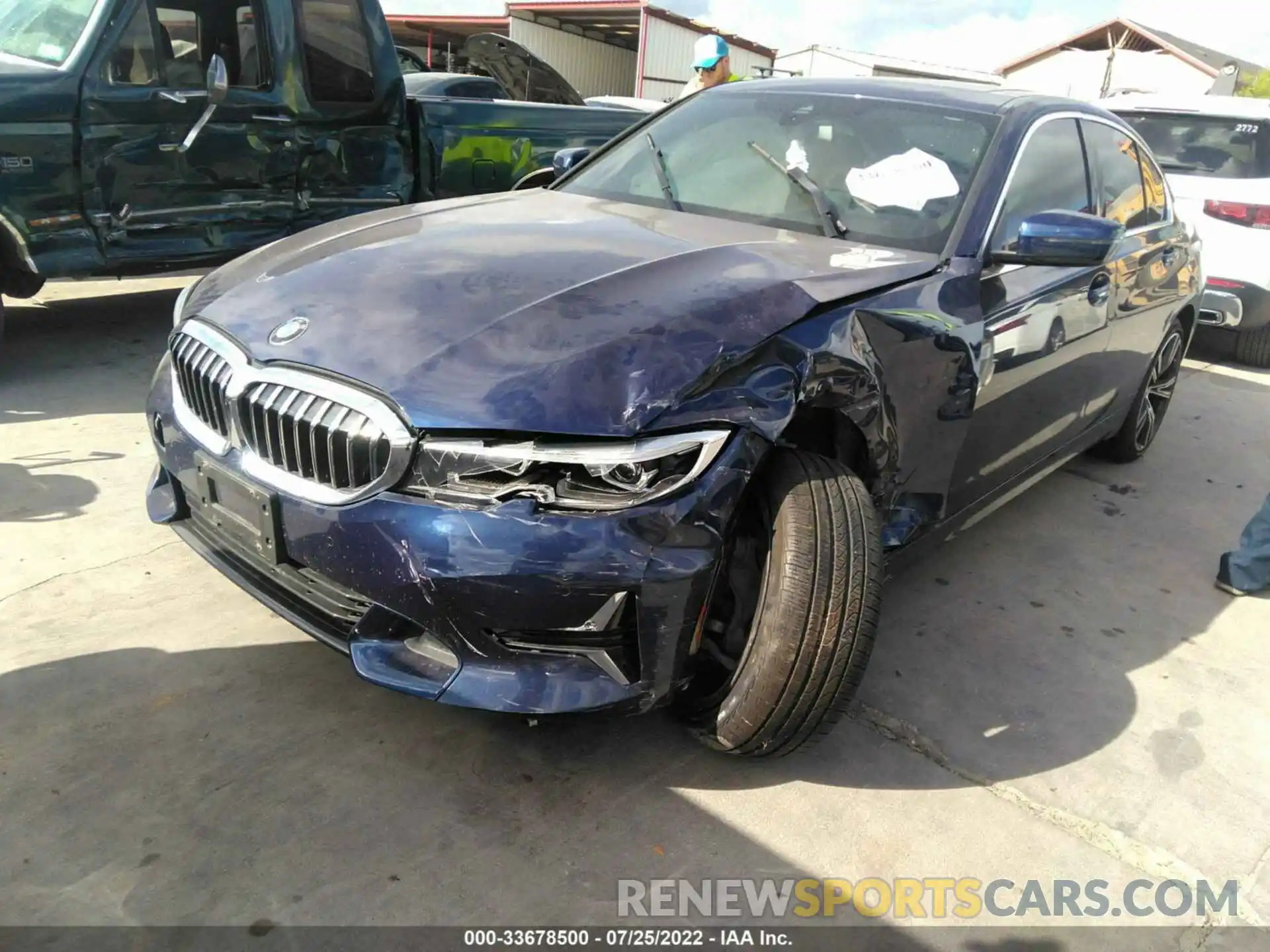 2 Photograph of a damaged car 3MW5R1J08L8B35797 BMW 3 SERIES 2020