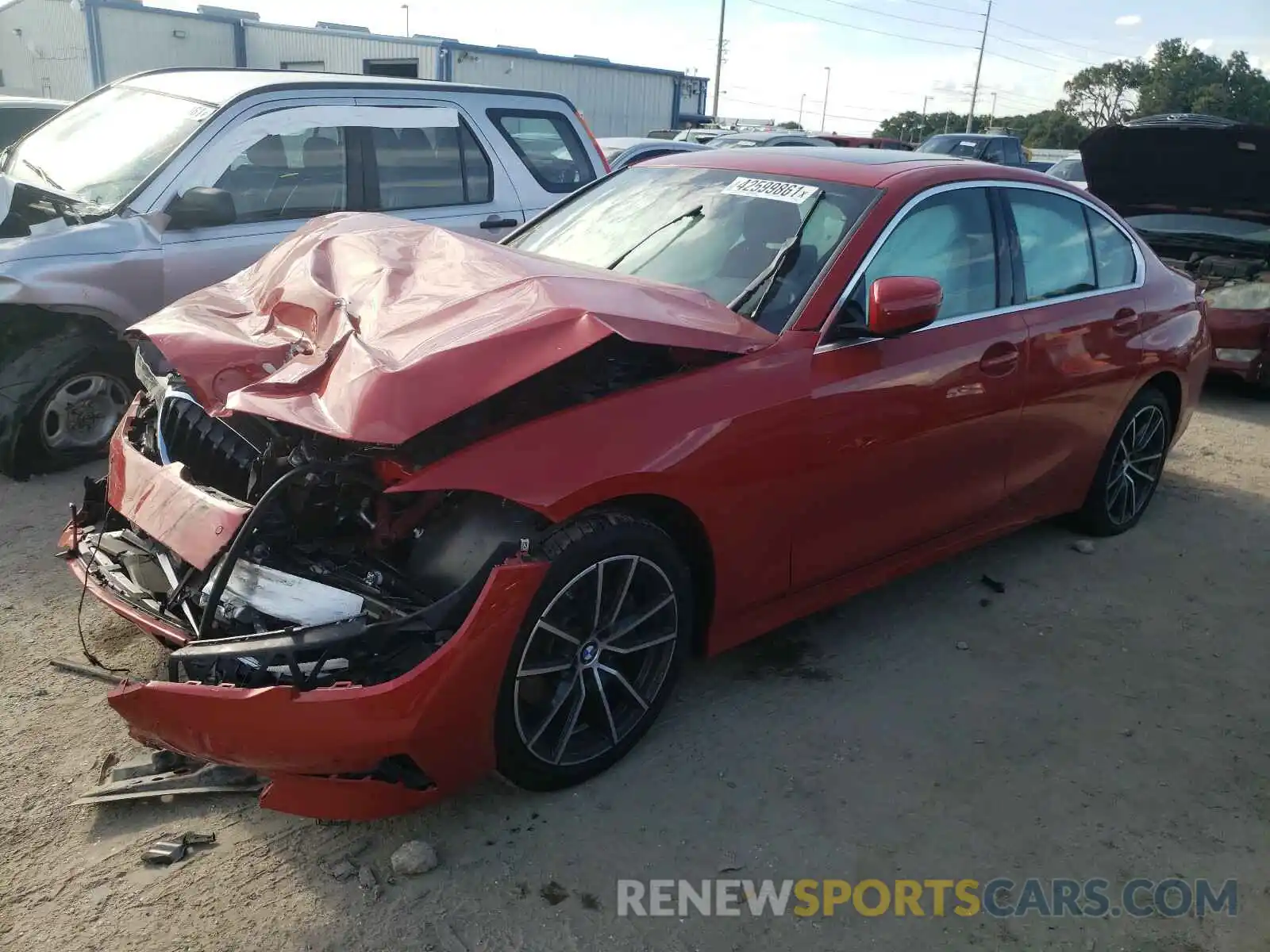 2 Photograph of a damaged car 3MW5R1J08L8B38215 BMW 3 SERIES 2020