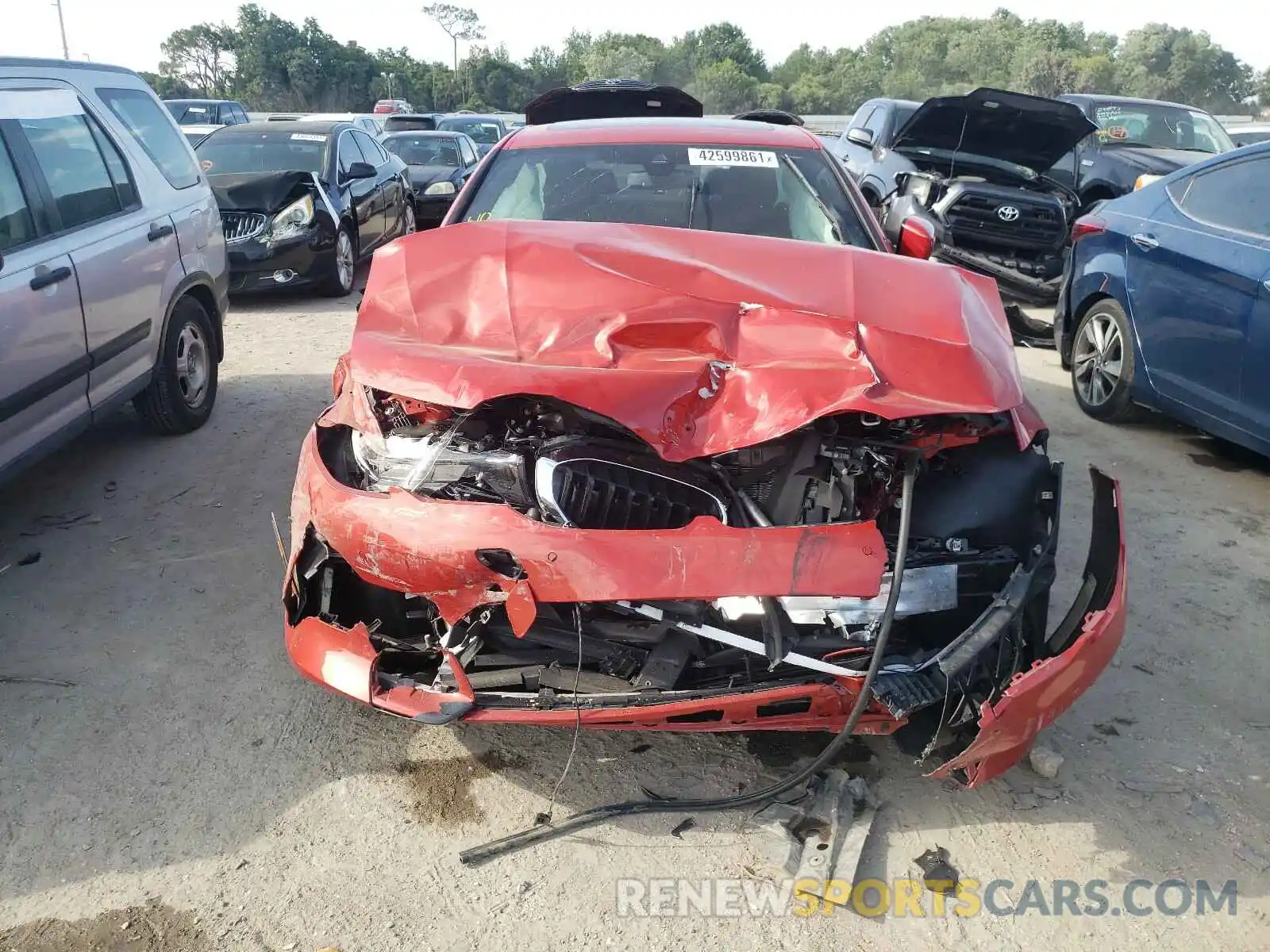 9 Photograph of a damaged car 3MW5R1J08L8B38215 BMW 3 SERIES 2020