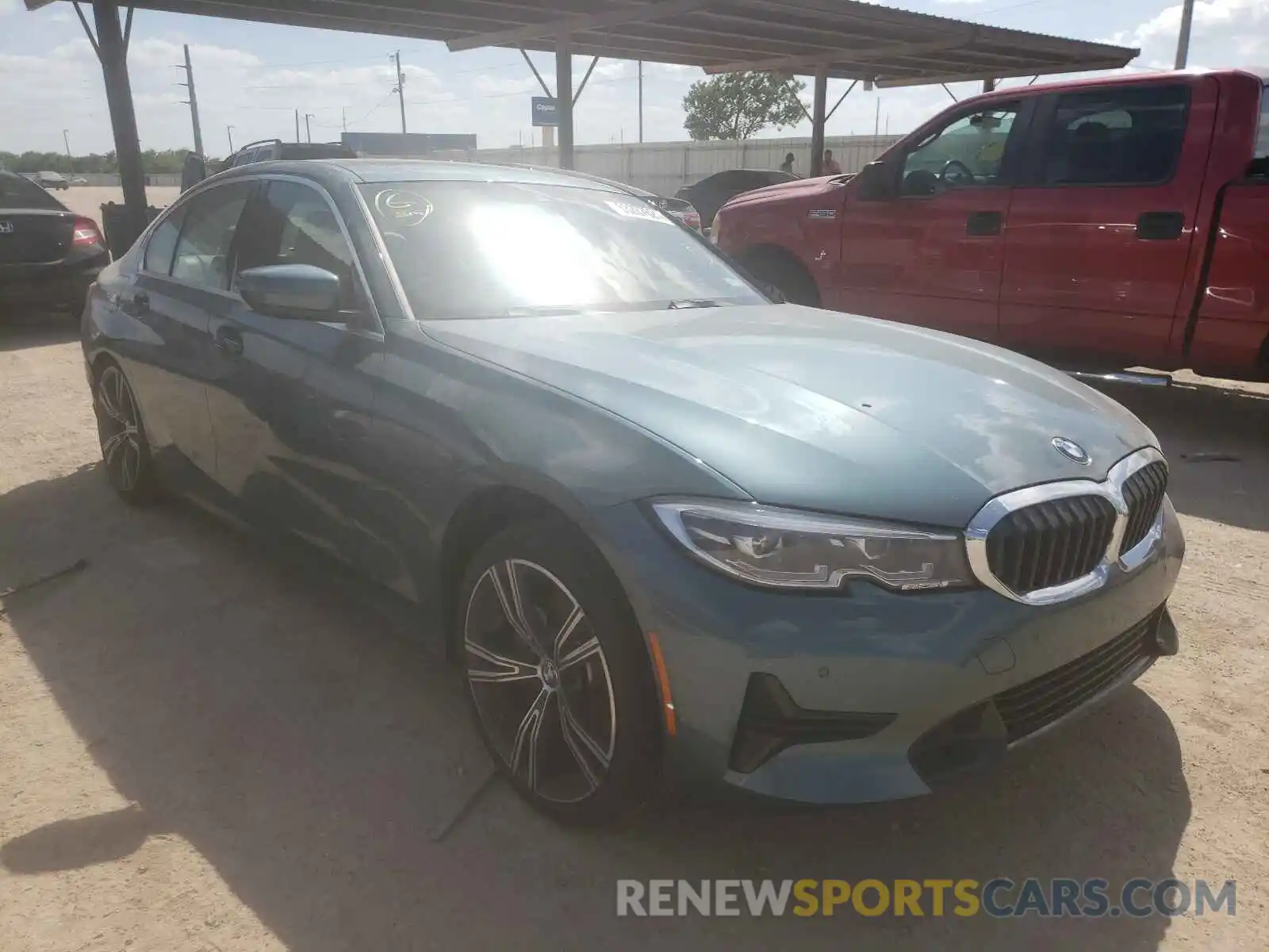 1 Photograph of a damaged car 3MW5R1J08L8B45293 BMW 3 SERIES 2020