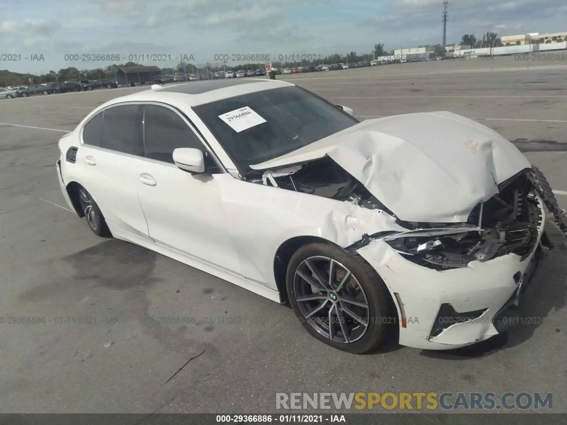 1 Photograph of a damaged car 3MW5R1J08L8B46475 BMW 3 SERIES 2020