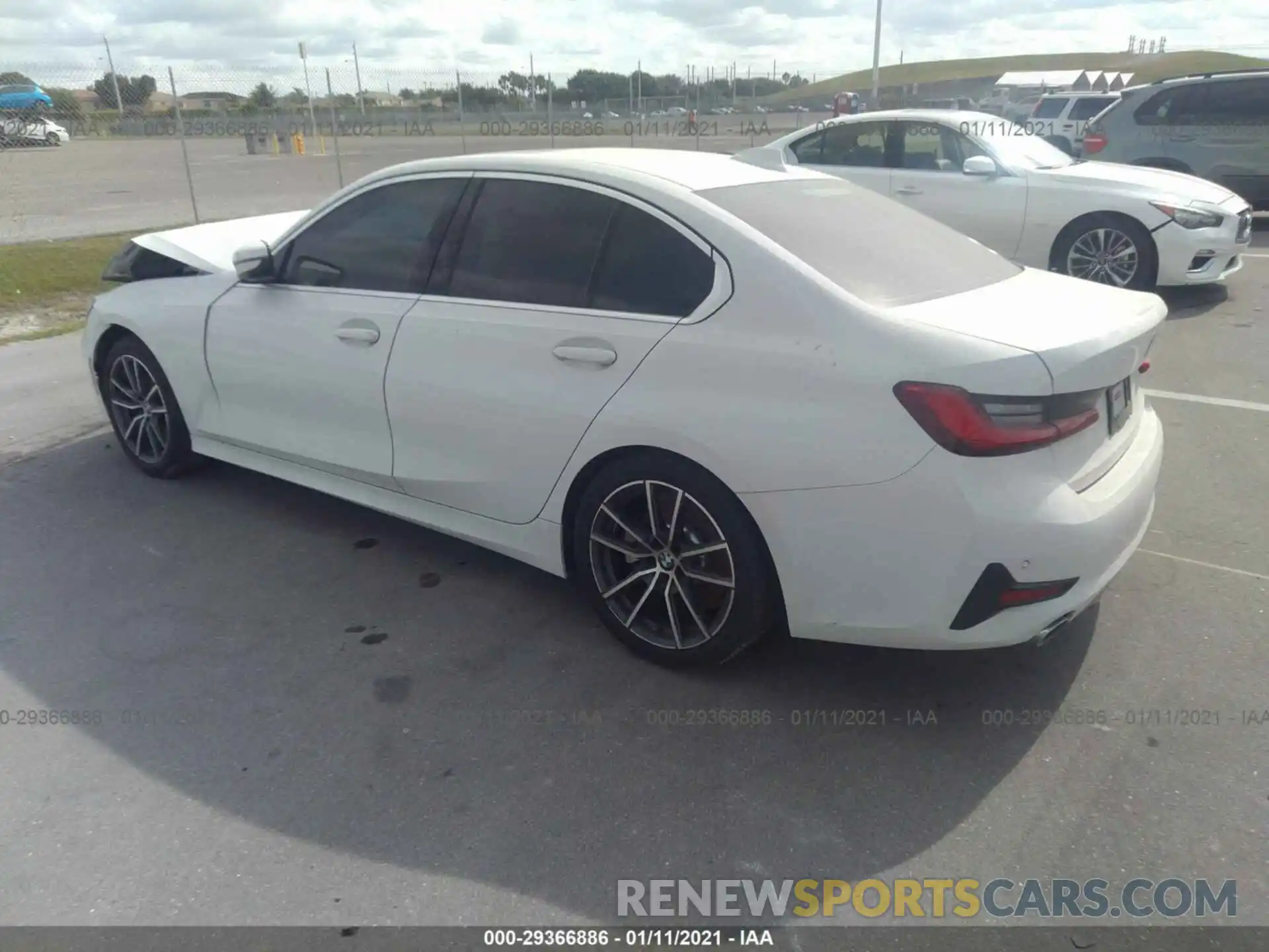 3 Photograph of a damaged car 3MW5R1J08L8B46475 BMW 3 SERIES 2020