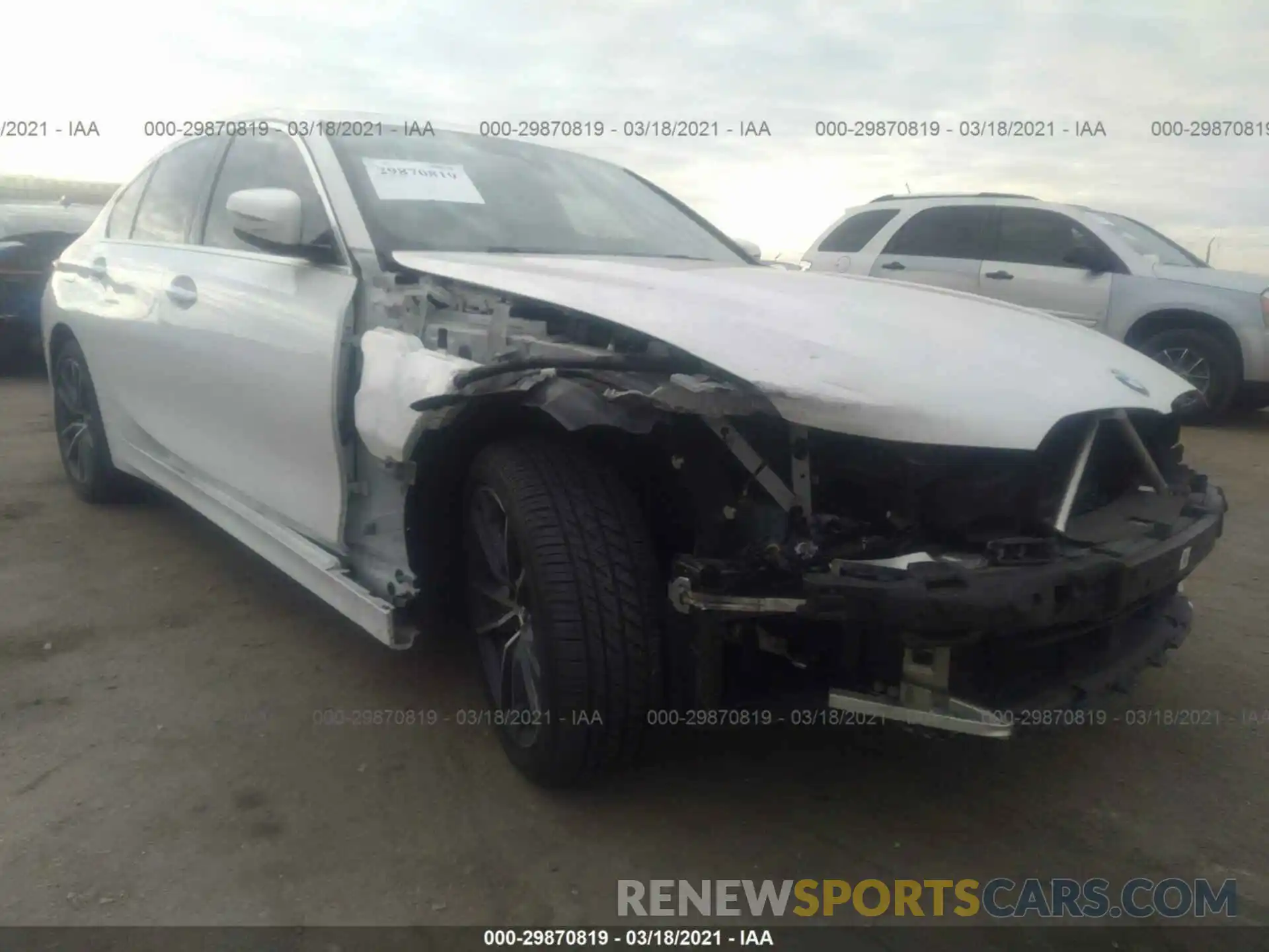 1 Photograph of a damaged car 3MW5R1J09L8B03912 BMW 3 SERIES 2020