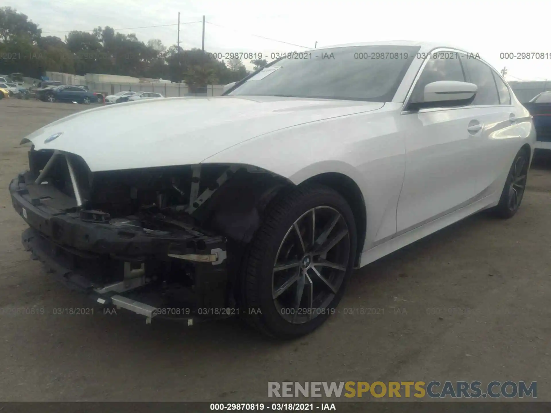 2 Photograph of a damaged car 3MW5R1J09L8B03912 BMW 3 SERIES 2020