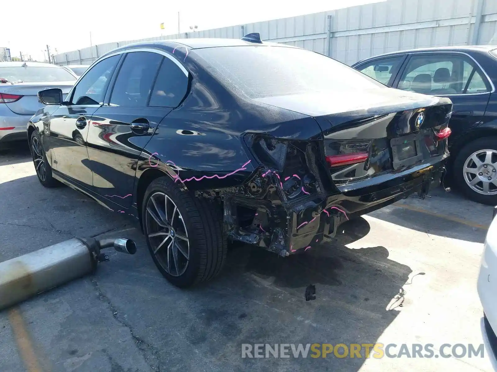 3 Photograph of a damaged car 3MW5R1J09L8B09760 BMW 3 SERIES 2020