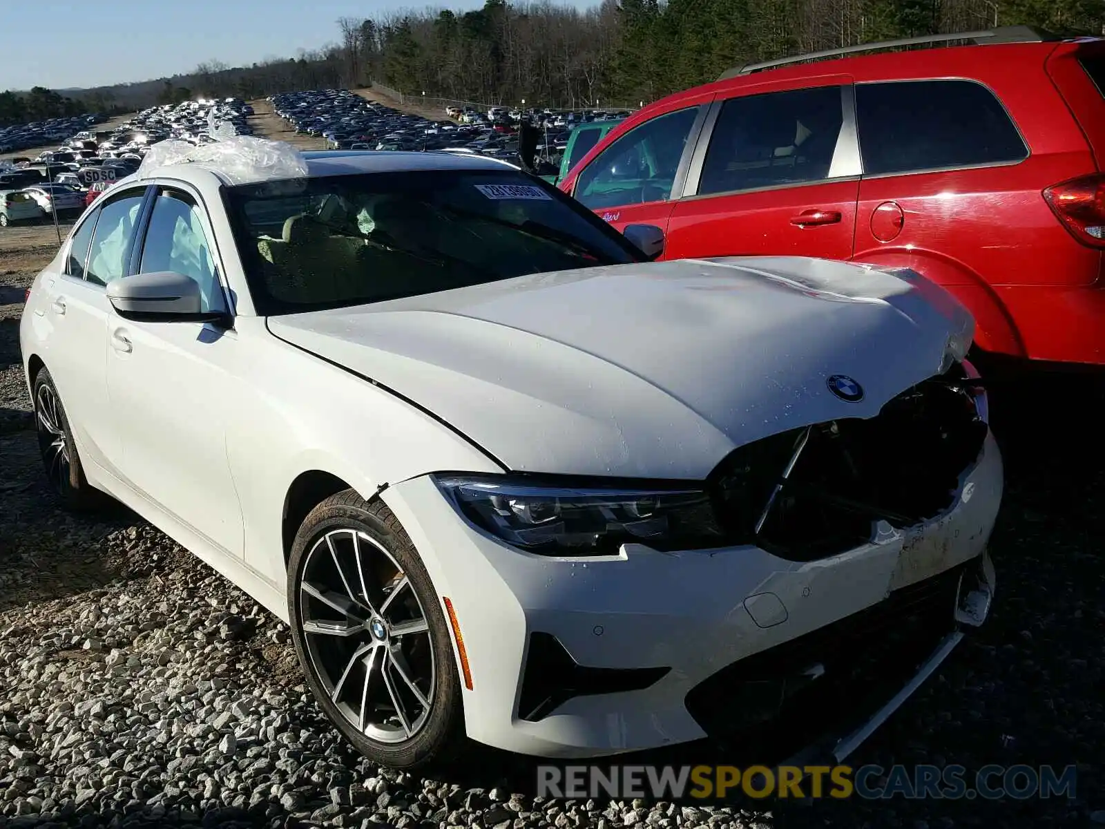 1 Photograph of a damaged car 3MW5R1J09L8B11458 BMW 3 SERIES 2020