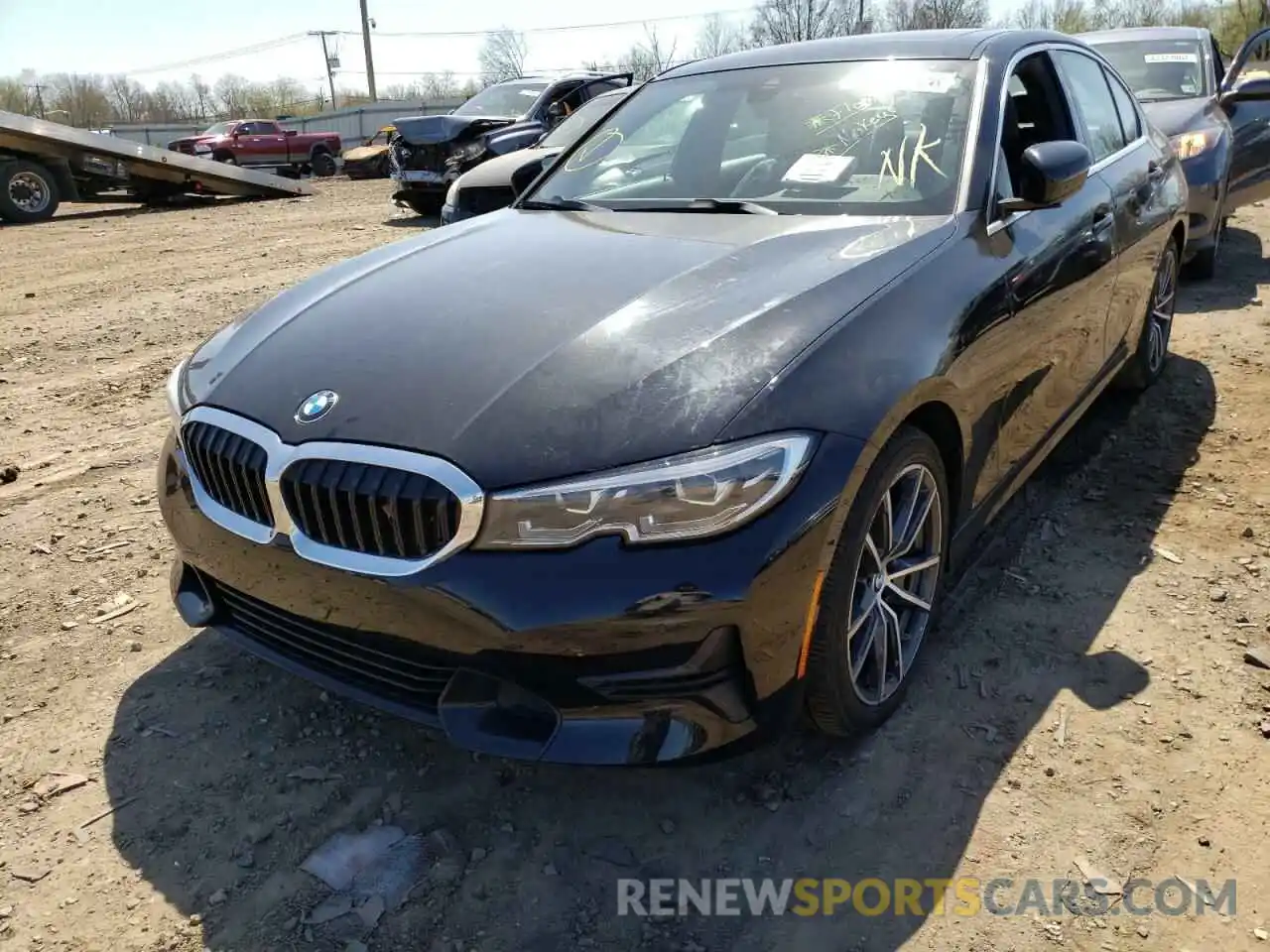 2 Photograph of a damaged car 3MW5R1J09L8B11783 BMW 3 SERIES 2020