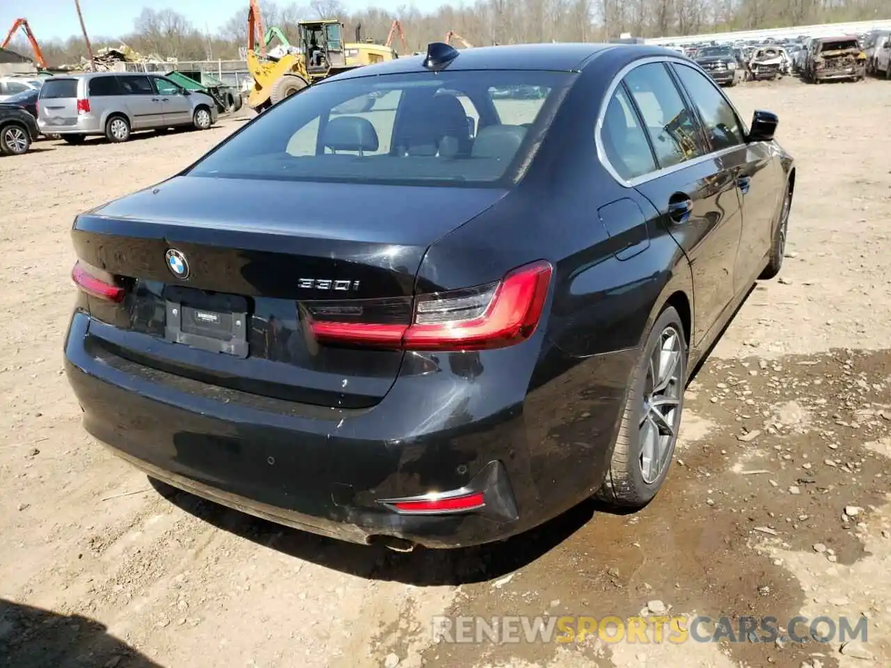 4 Фотография поврежденного автомобиля 3MW5R1J09L8B11783 BMW 3 SERIES 2020