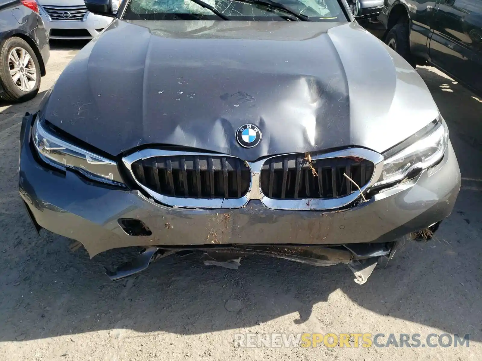 9 Фотография поврежденного автомобиля 3MW5R1J09L8B12285 BMW 3 SERIES 2020