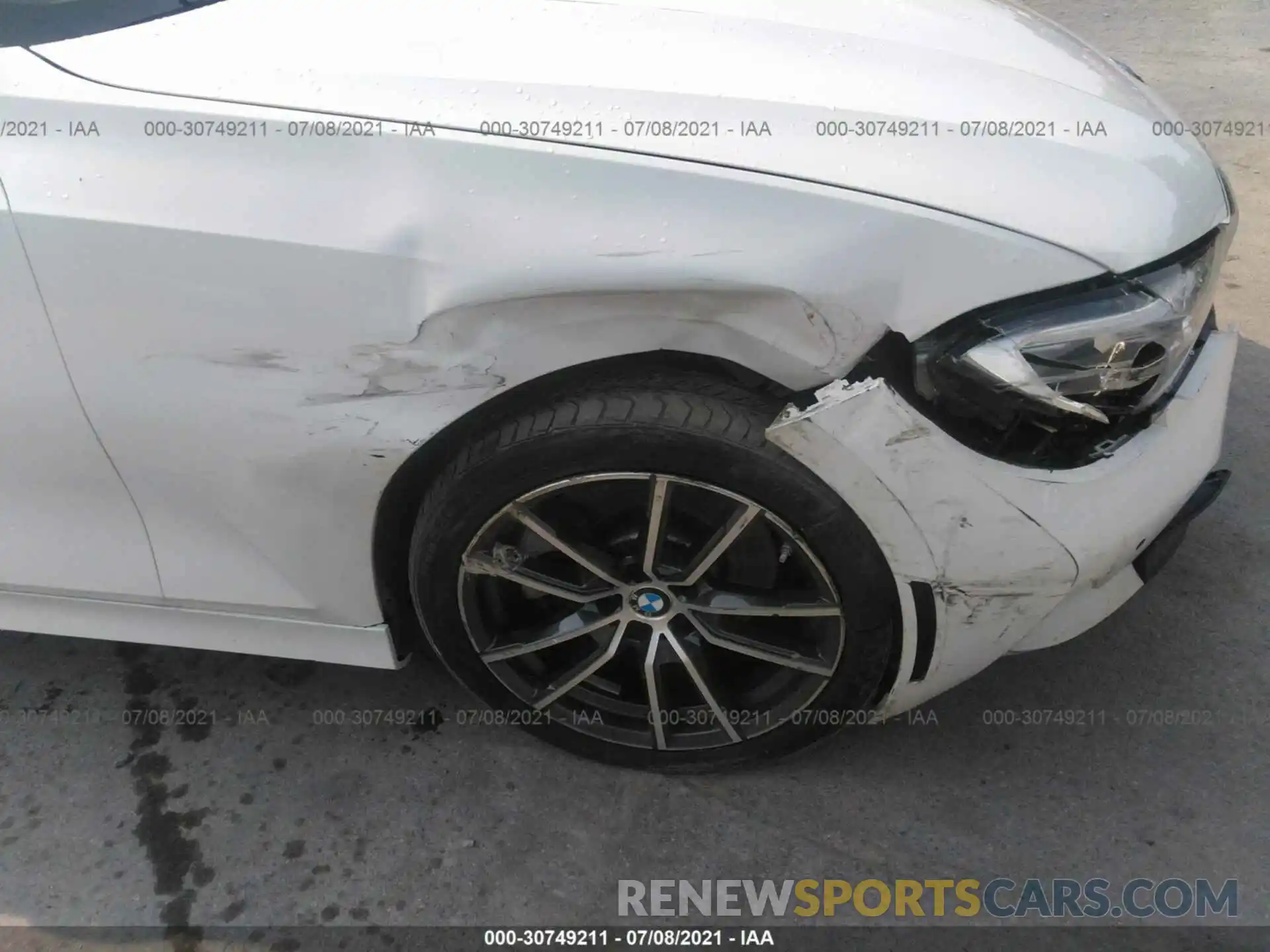 6 Фотография поврежденного автомобиля 3MW5R1J09L8B12321 BMW 3 SERIES 2020