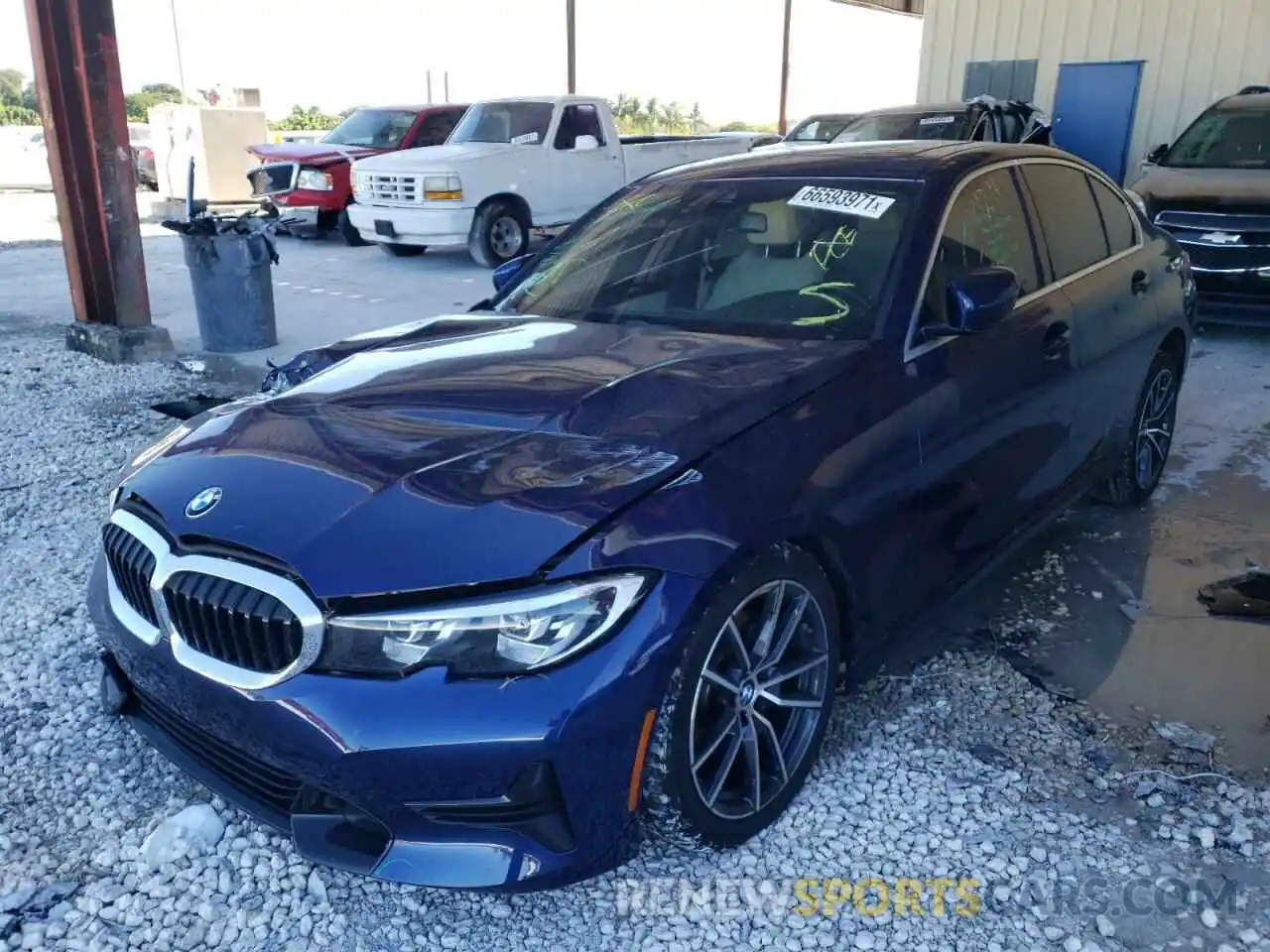 2 Photograph of a damaged car 3MW5R1J09L8B13114 BMW 3 SERIES 2020