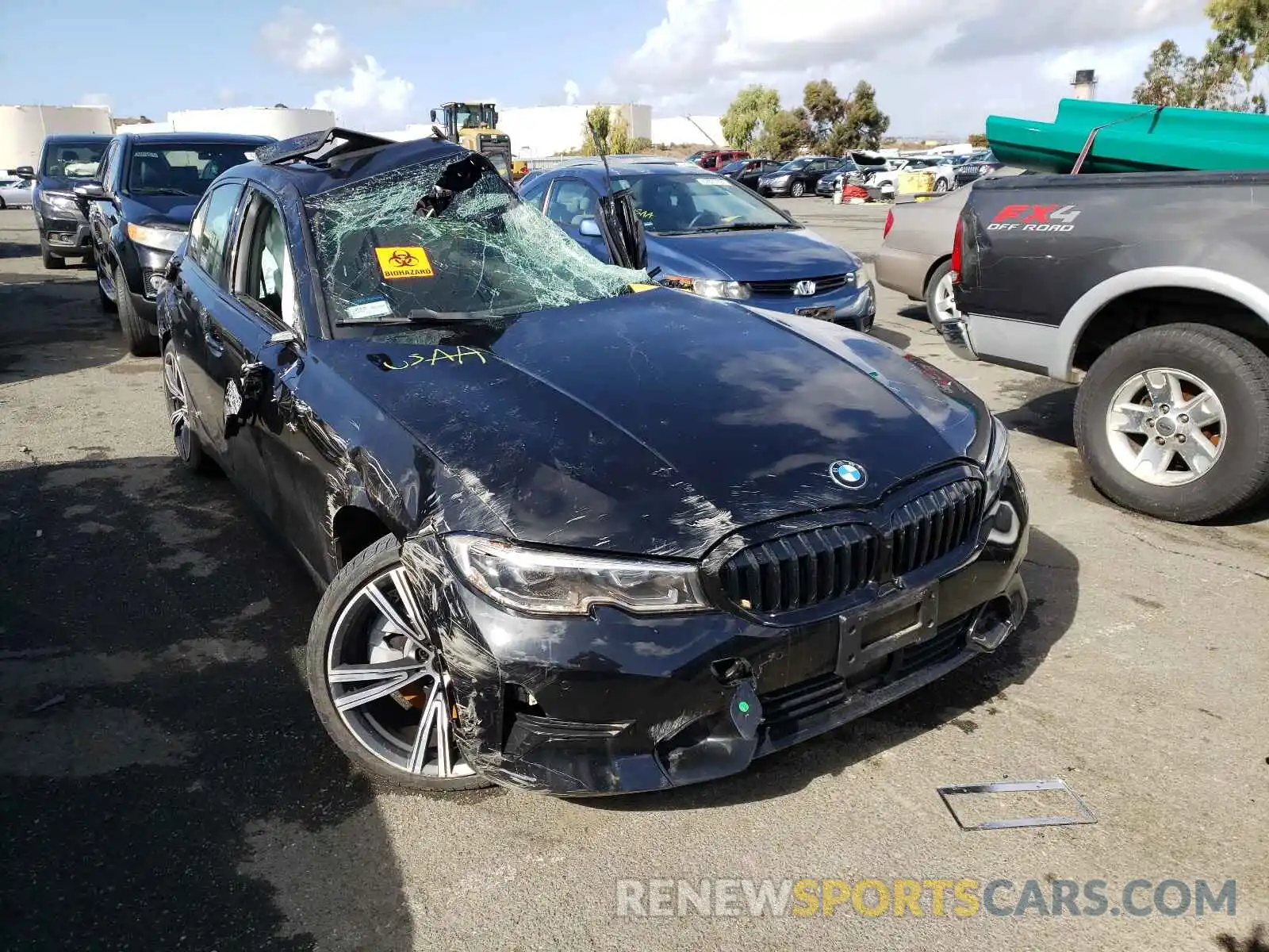 1 Photograph of a damaged car 3MW5R1J09L8B15056 BMW 3 SERIES 2020