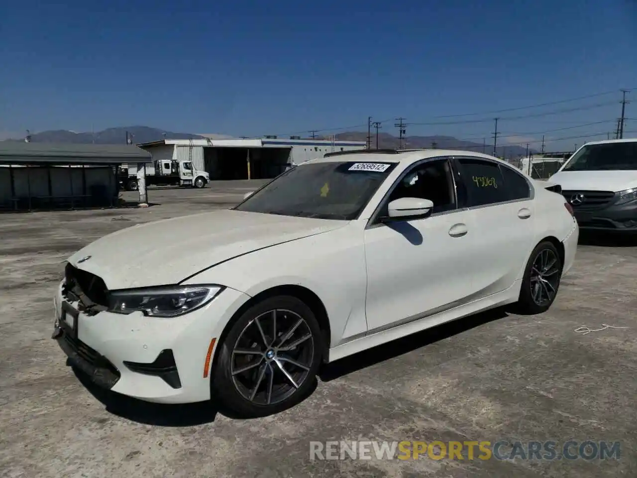 2 Photograph of a damaged car 3MW5R1J09L8B15400 BMW 3 SERIES 2020