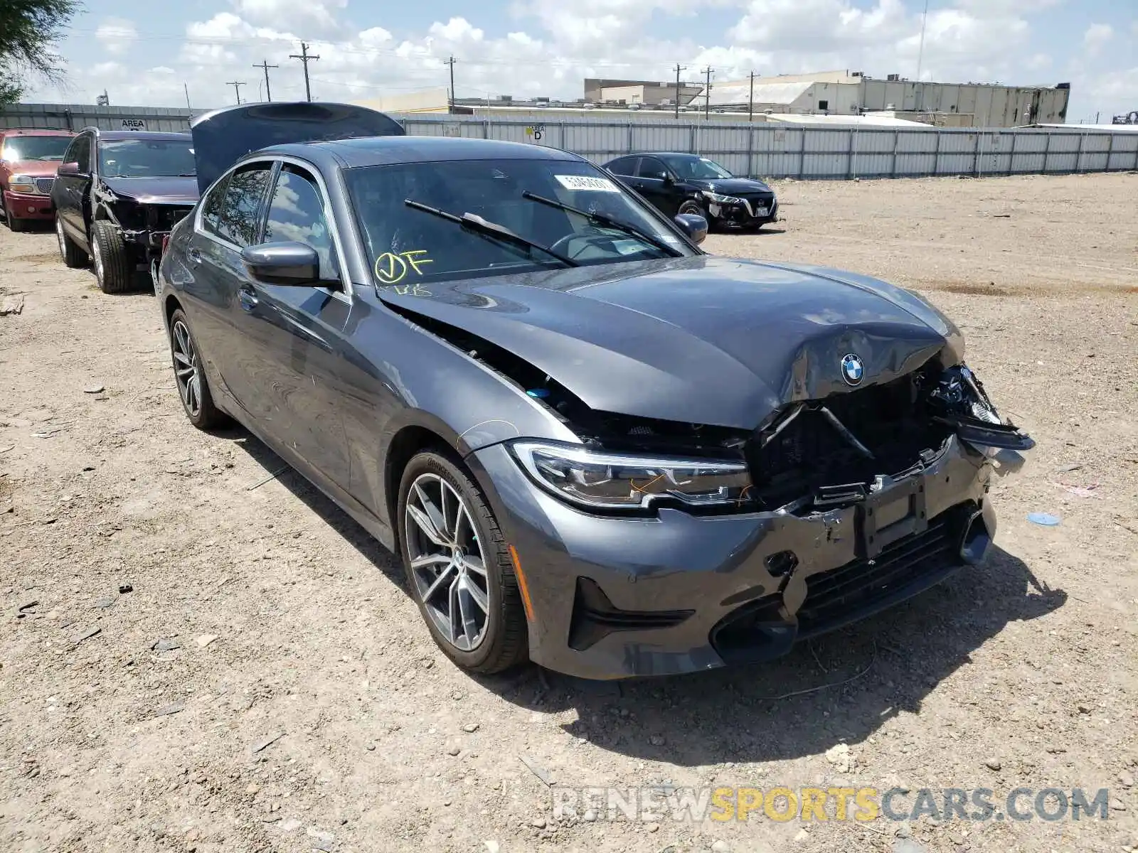 1 Photograph of a damaged car 3MW5R1J09L8B15591 BMW 3 SERIES 2020