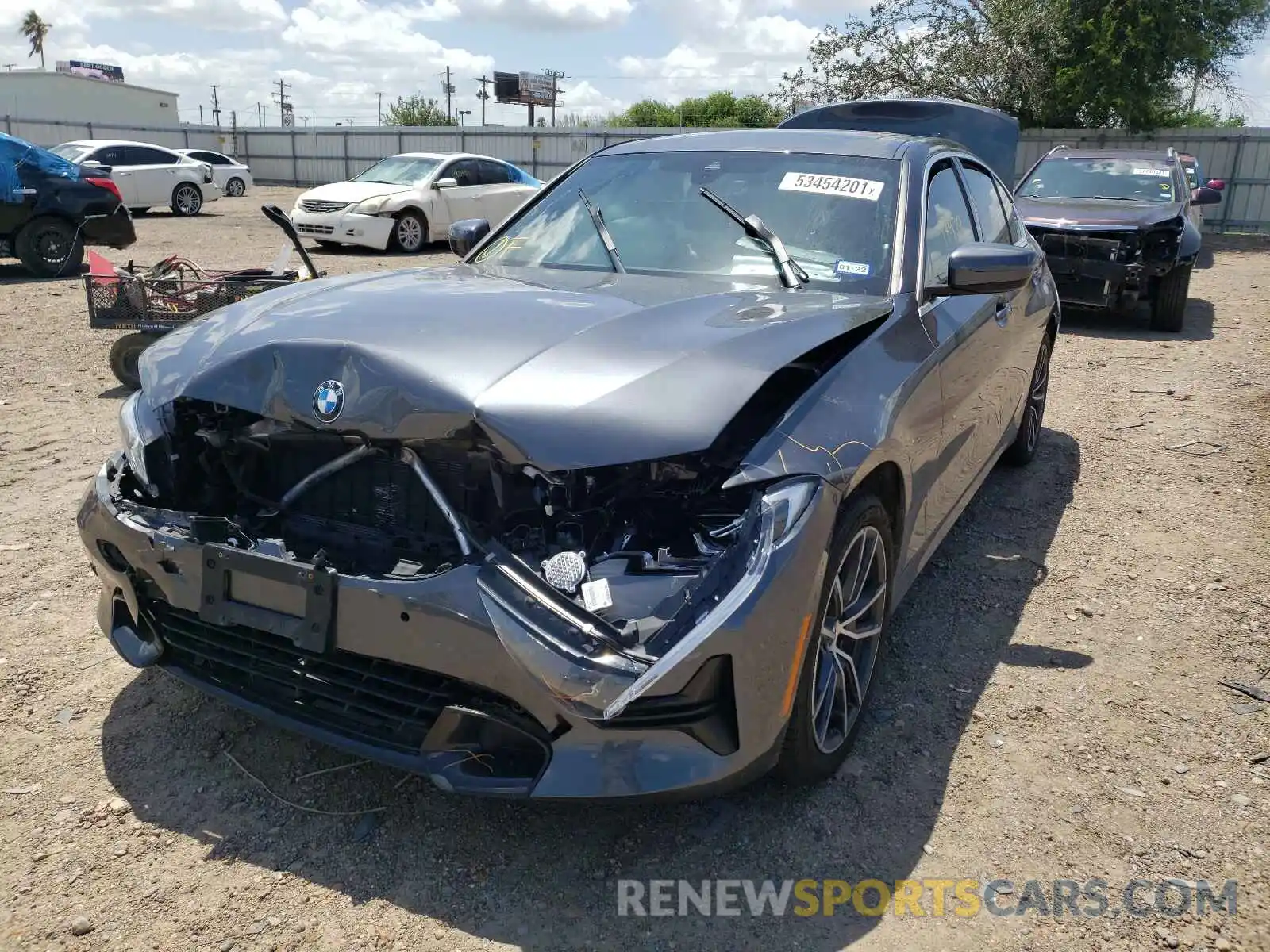 2 Photograph of a damaged car 3MW5R1J09L8B15591 BMW 3 SERIES 2020