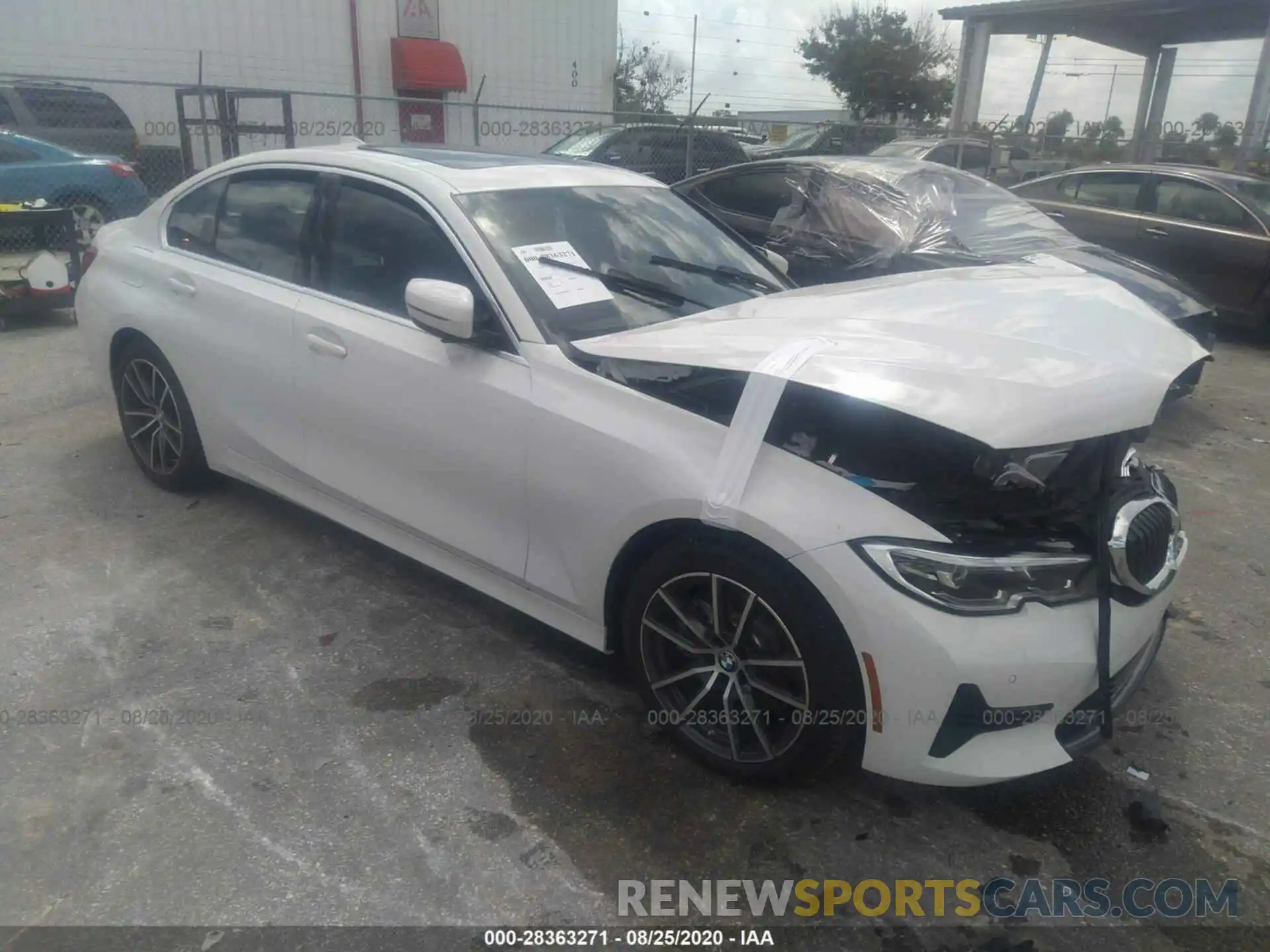 1 Photograph of a damaged car 3MW5R1J09L8B17261 BMW 3 SERIES 2020