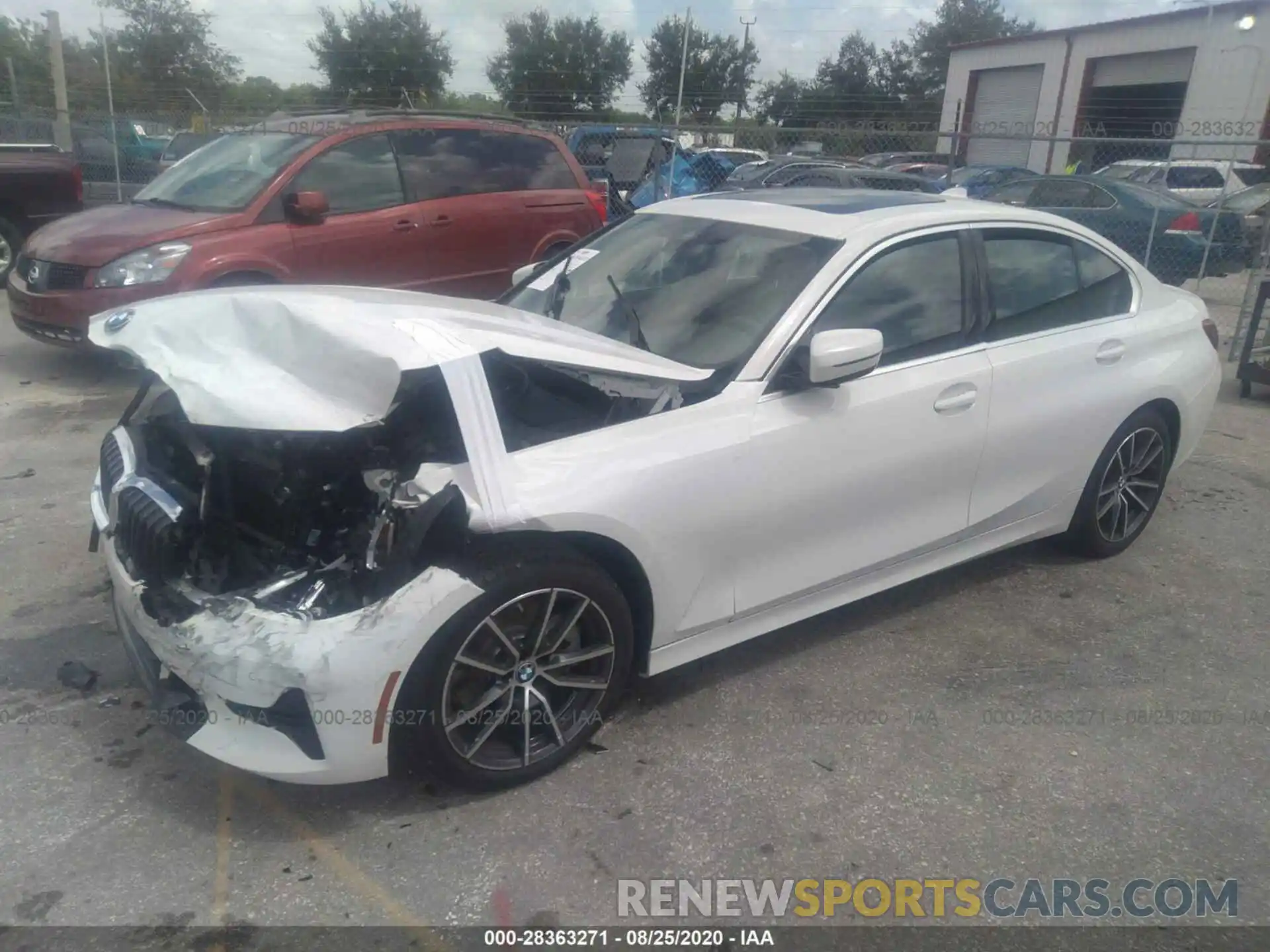 2 Photograph of a damaged car 3MW5R1J09L8B17261 BMW 3 SERIES 2020