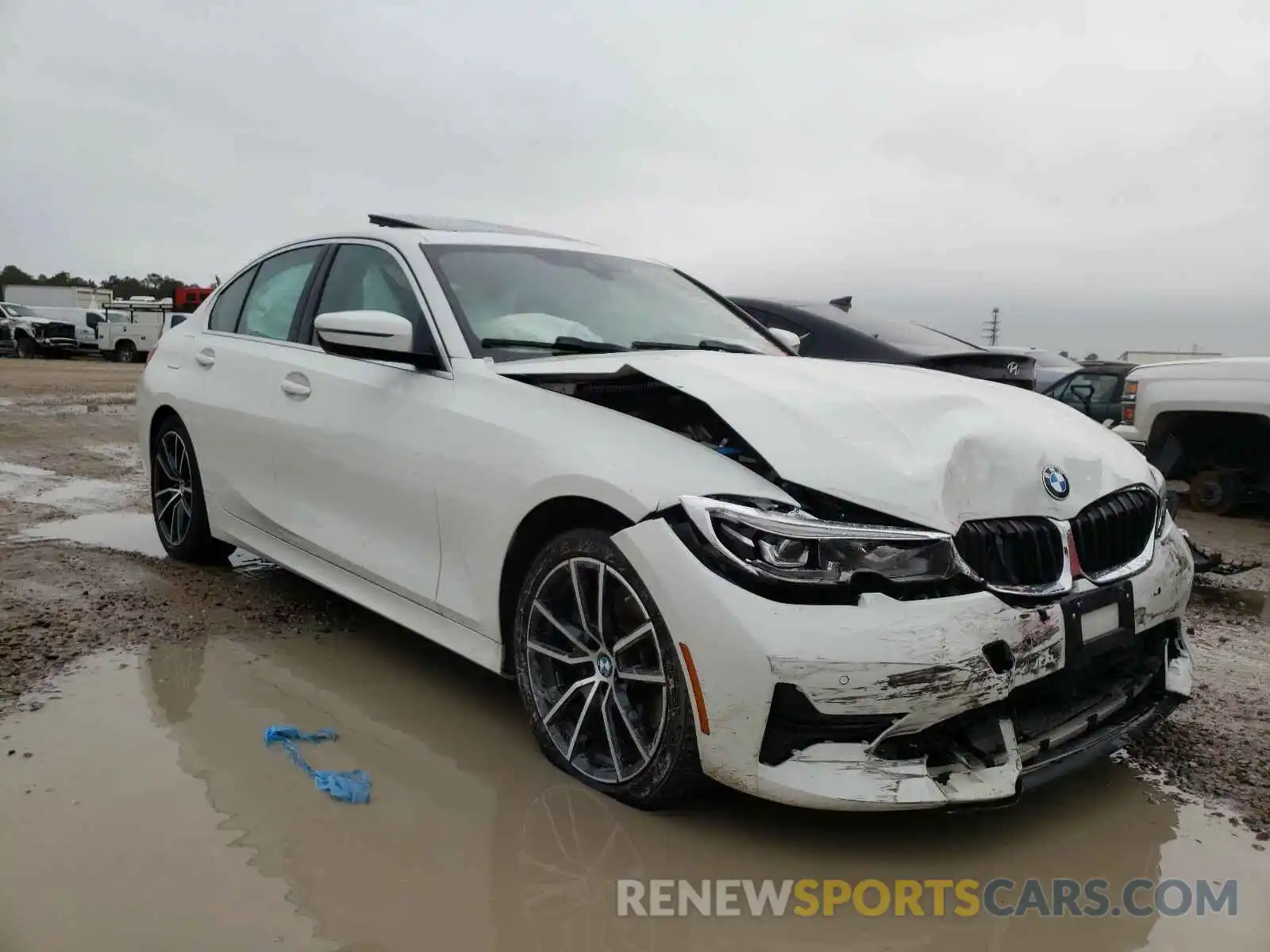 1 Photograph of a damaged car 3MW5R1J09L8B17390 BMW 3 SERIES 2020