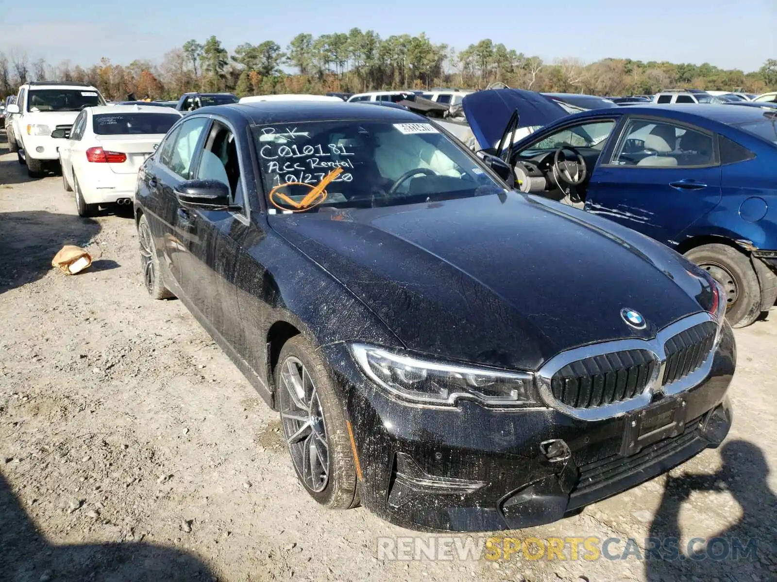 1 Photograph of a damaged car 3MW5R1J09L8B17681 BMW 3 SERIES 2020