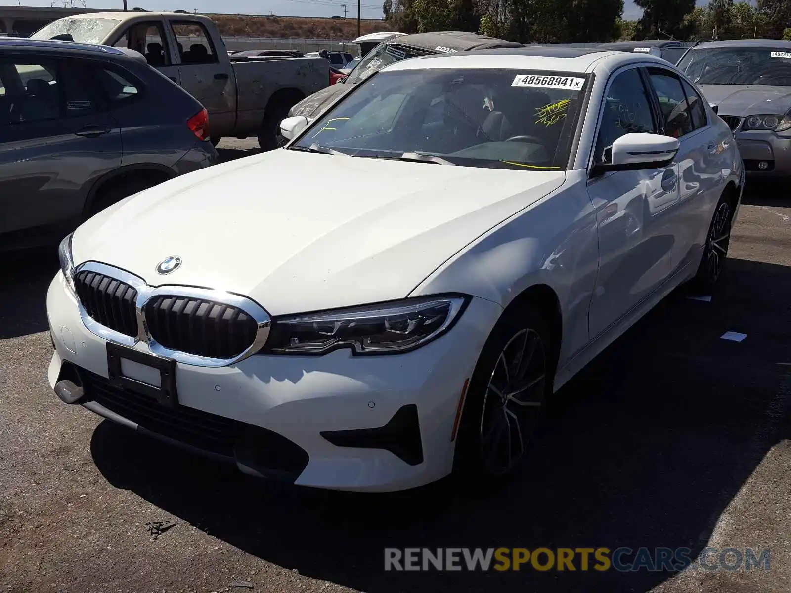 2 Photograph of a damaged car 3MW5R1J09L8B20502 BMW 3 SERIES 2020