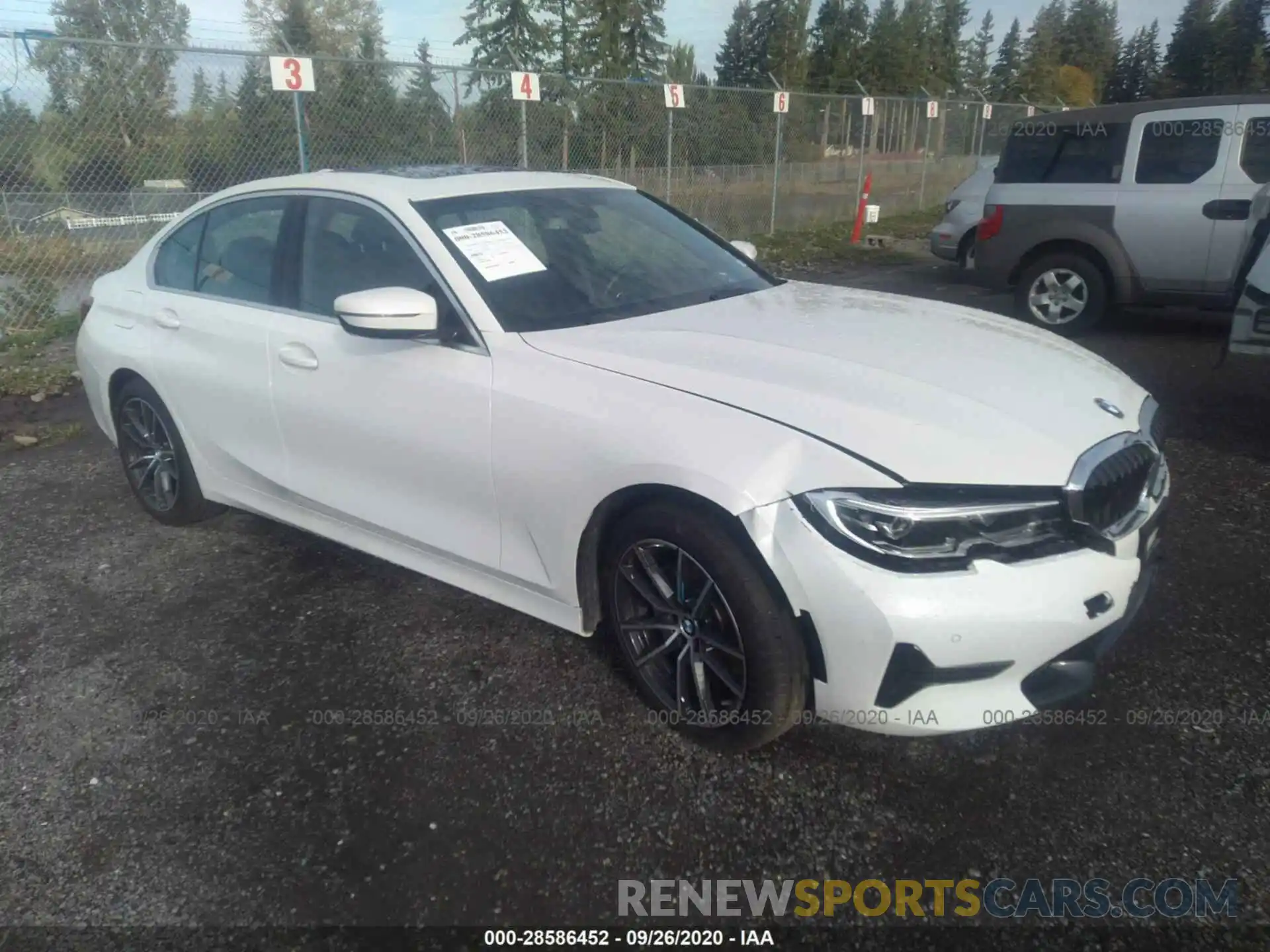 1 Photograph of a damaged car 3MW5R1J09L8B21990 BMW 3 SERIES 2020