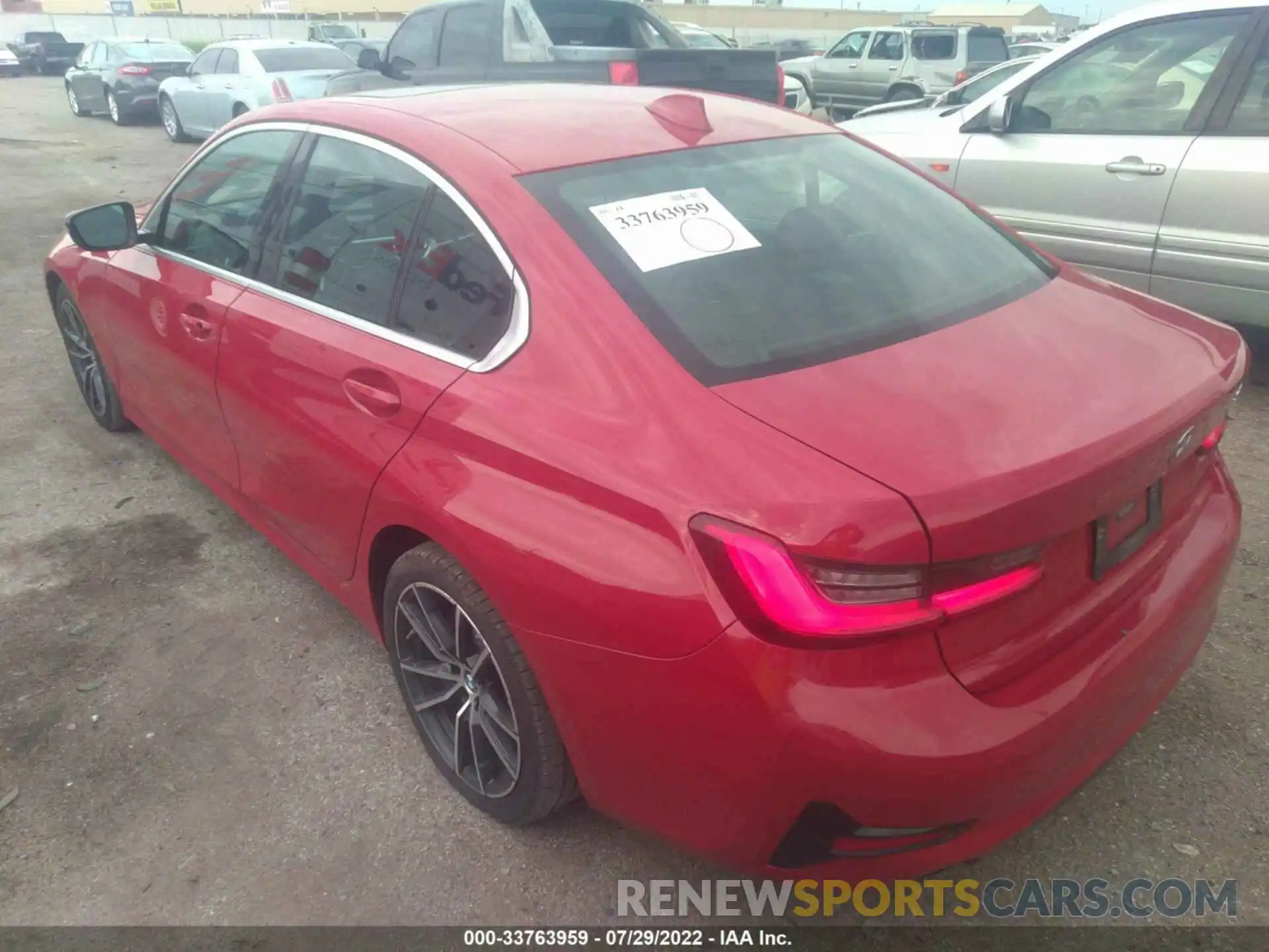 3 Photograph of a damaged car 3MW5R1J09L8B22069 BMW 3 SERIES 2020