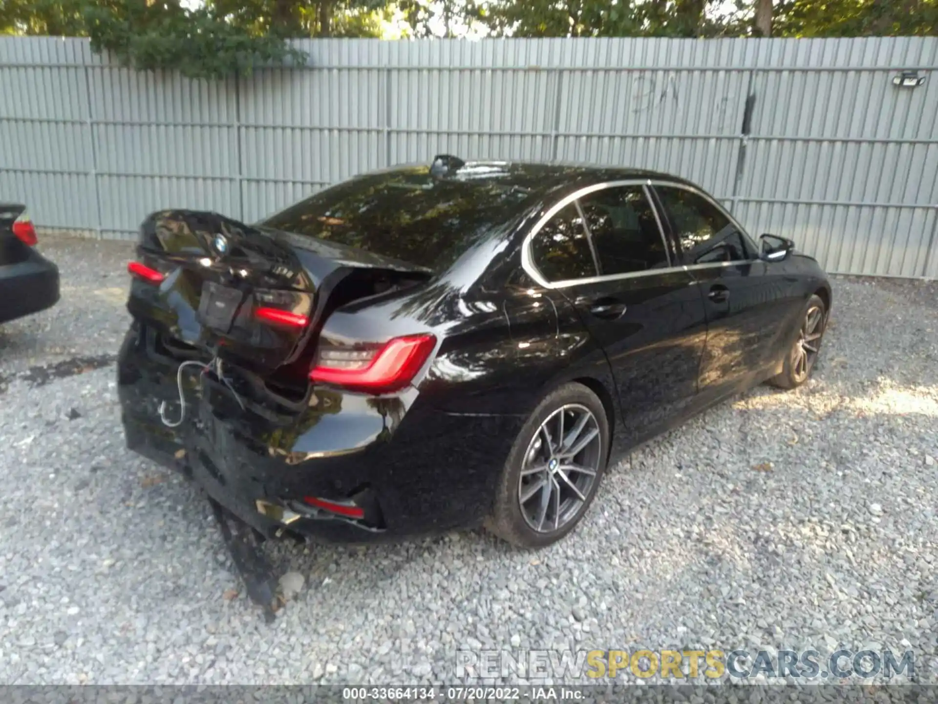 4 Фотография поврежденного автомобиля 3MW5R1J09L8B22105 BMW 3 SERIES 2020