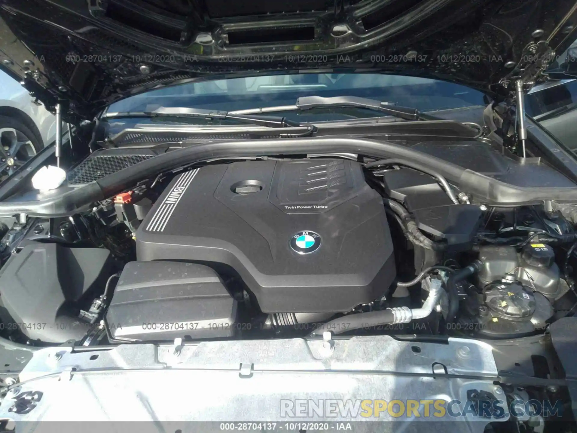 10 Фотография поврежденного автомобиля 3MW5R1J09L8B22153 BMW 3 SERIES 2020