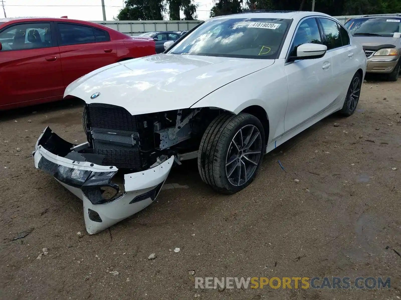 2 Photograph of a damaged car 3MW5R1J09L8B22704 BMW 3 SERIES 2020