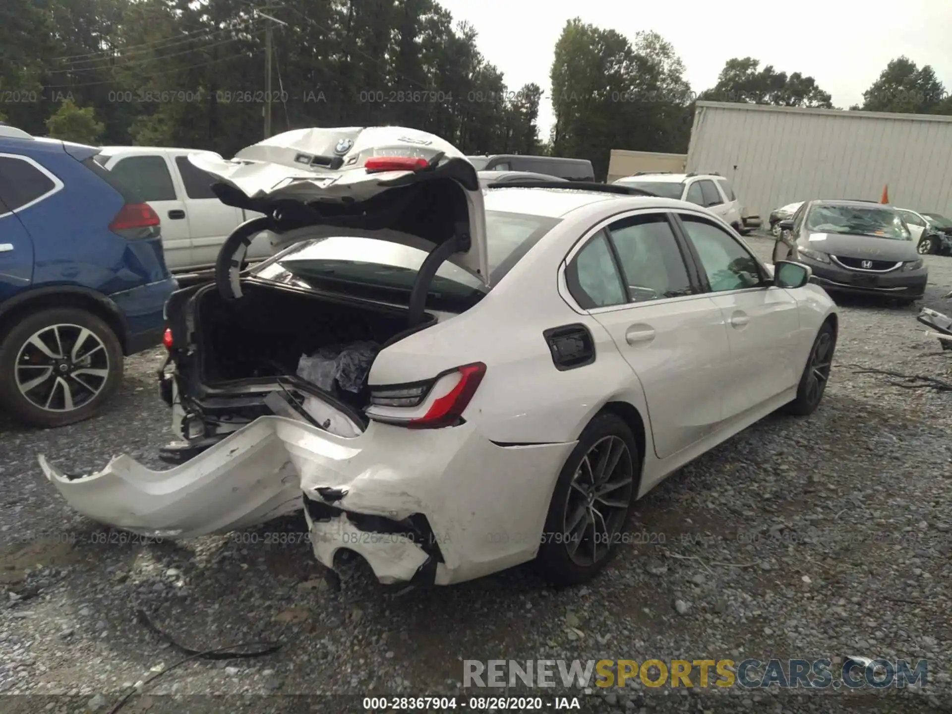 4 Photograph of a damaged car 3MW5R1J09L8B23397 BMW 3 SERIES 2020