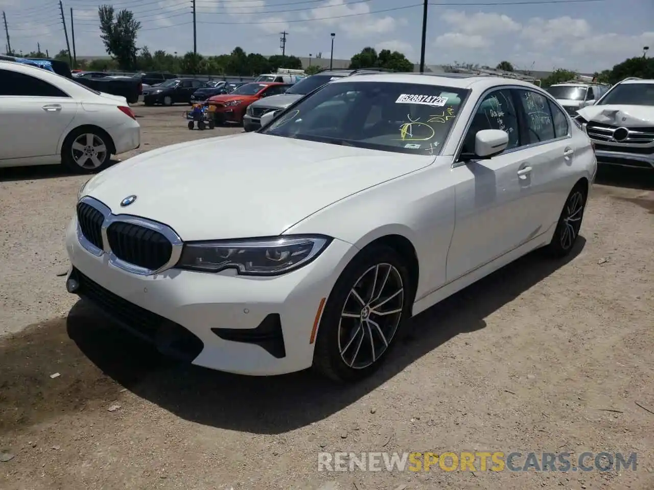 2 Photograph of a damaged car 3MW5R1J09L8B24131 BMW 3 SERIES 2020