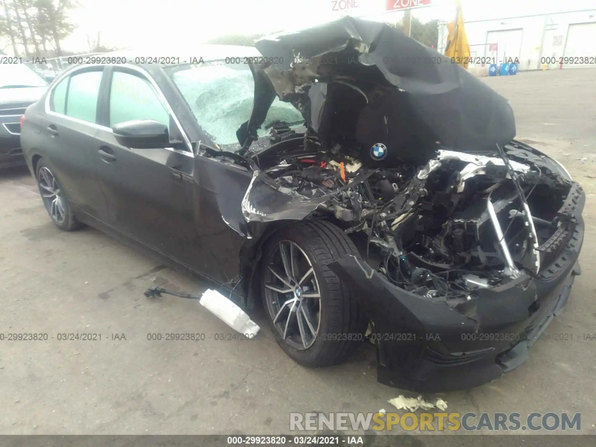 1 Photograph of a damaged car 3MW5R1J09L8B24422 BMW 3 SERIES 2020