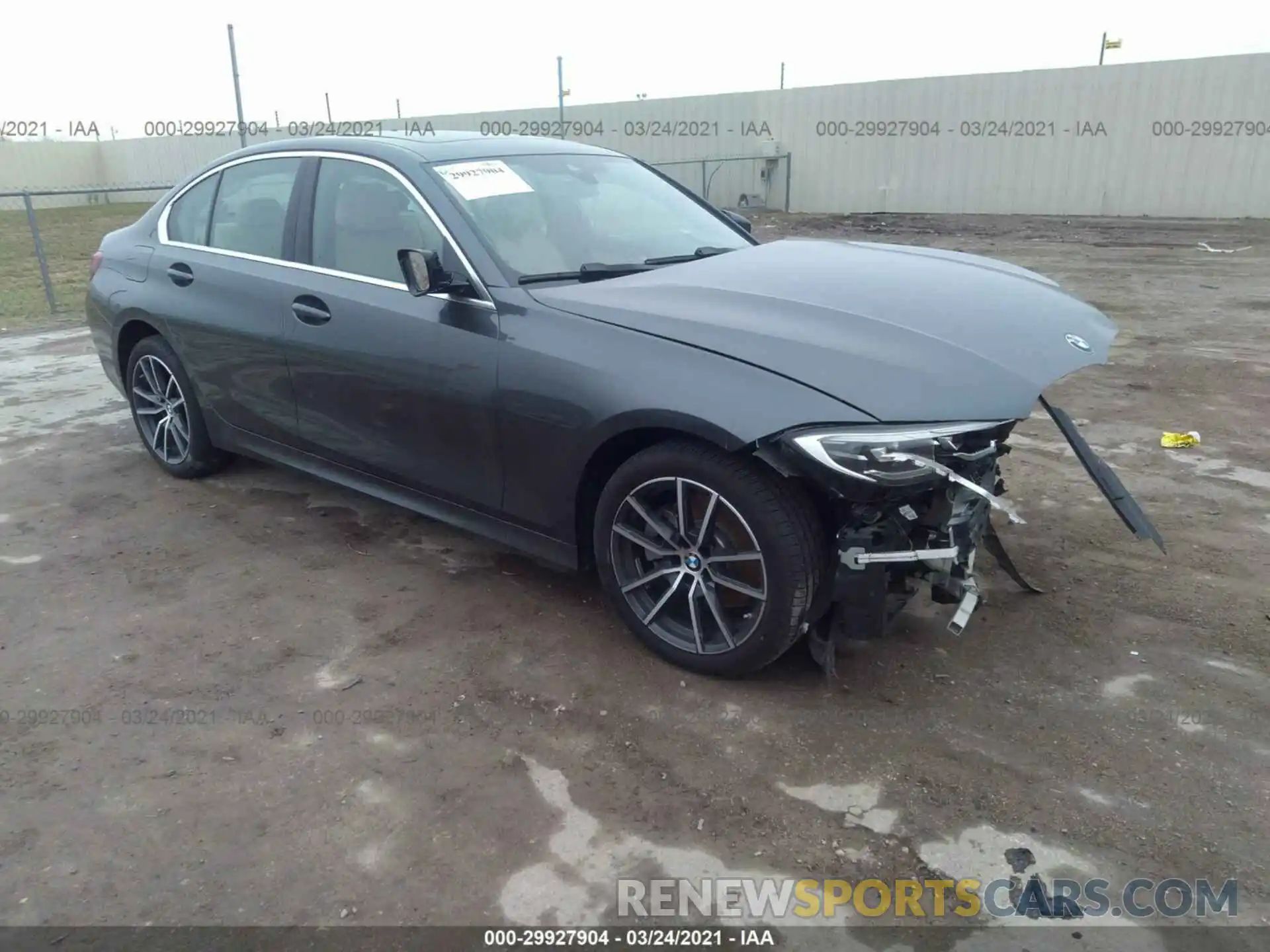 1 Photograph of a damaged car 3MW5R1J09L8B29586 BMW 3 SERIES 2020