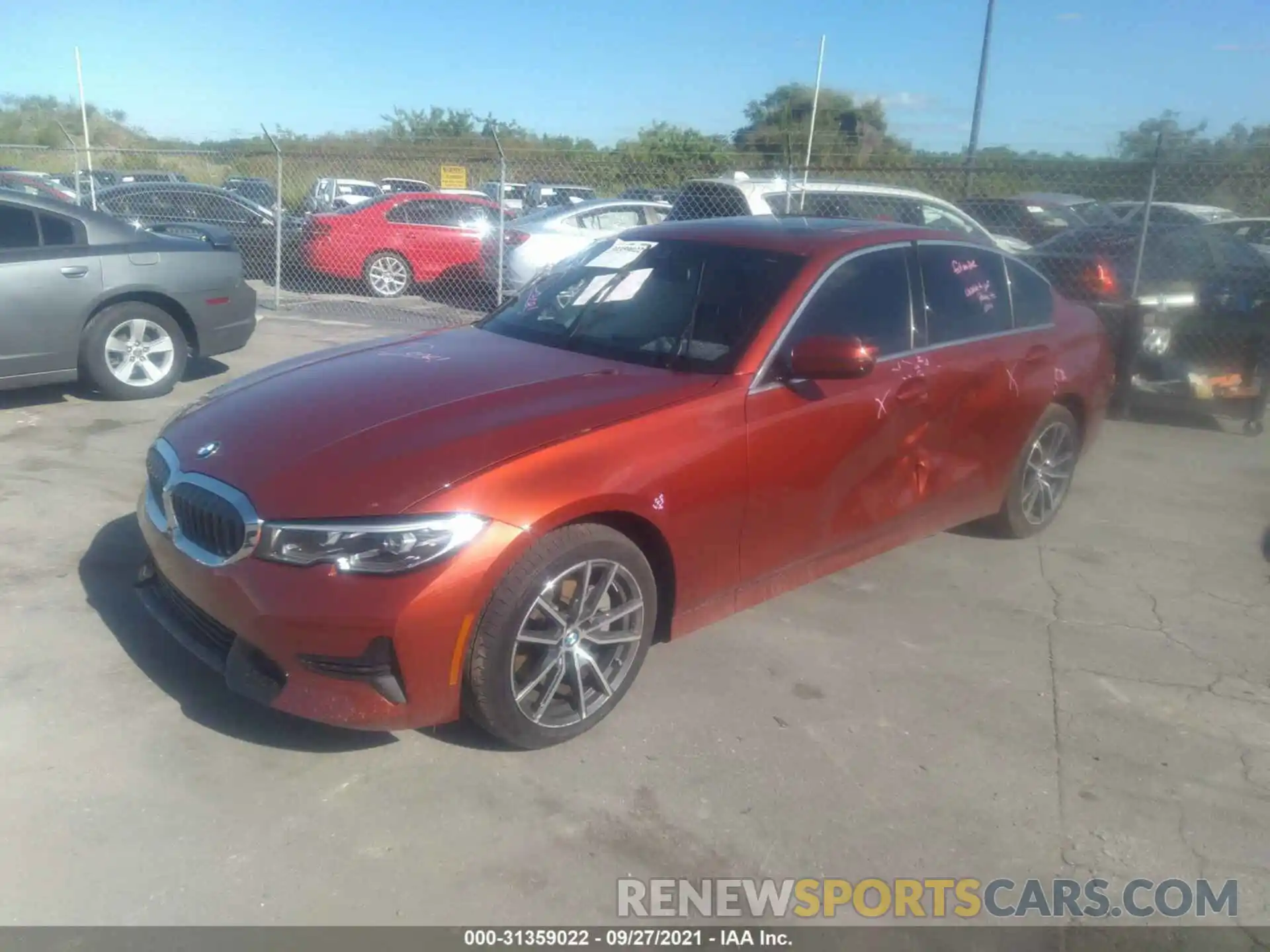 2 Photograph of a damaged car 3MW5R1J09L8B29801 BMW 3 SERIES 2020